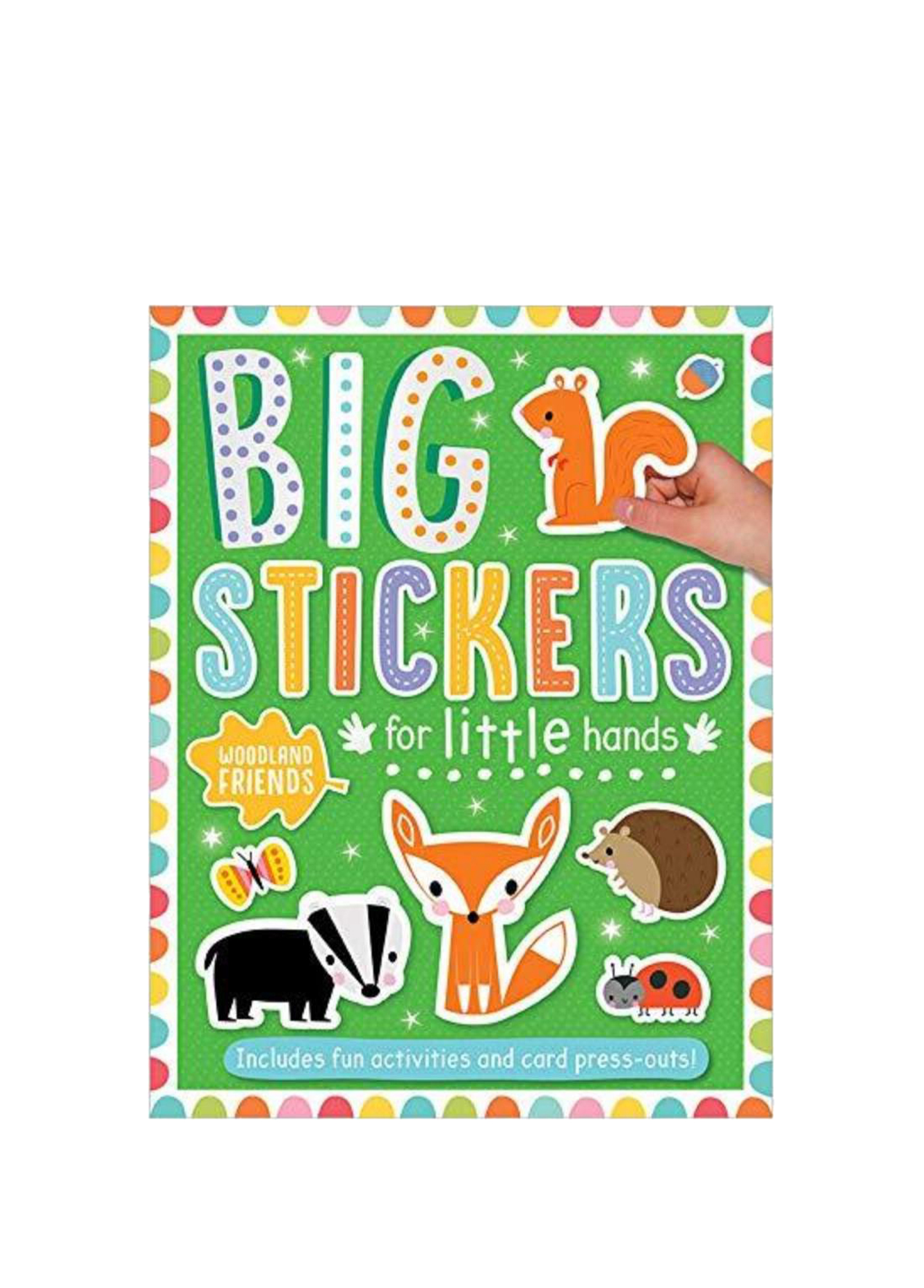 Big Stickers for Little Hands Woodland Friends Kitabı