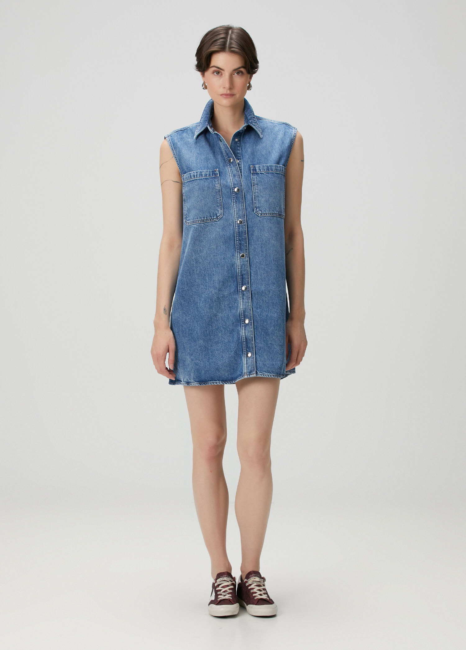Mavi Mini Denim Elbise