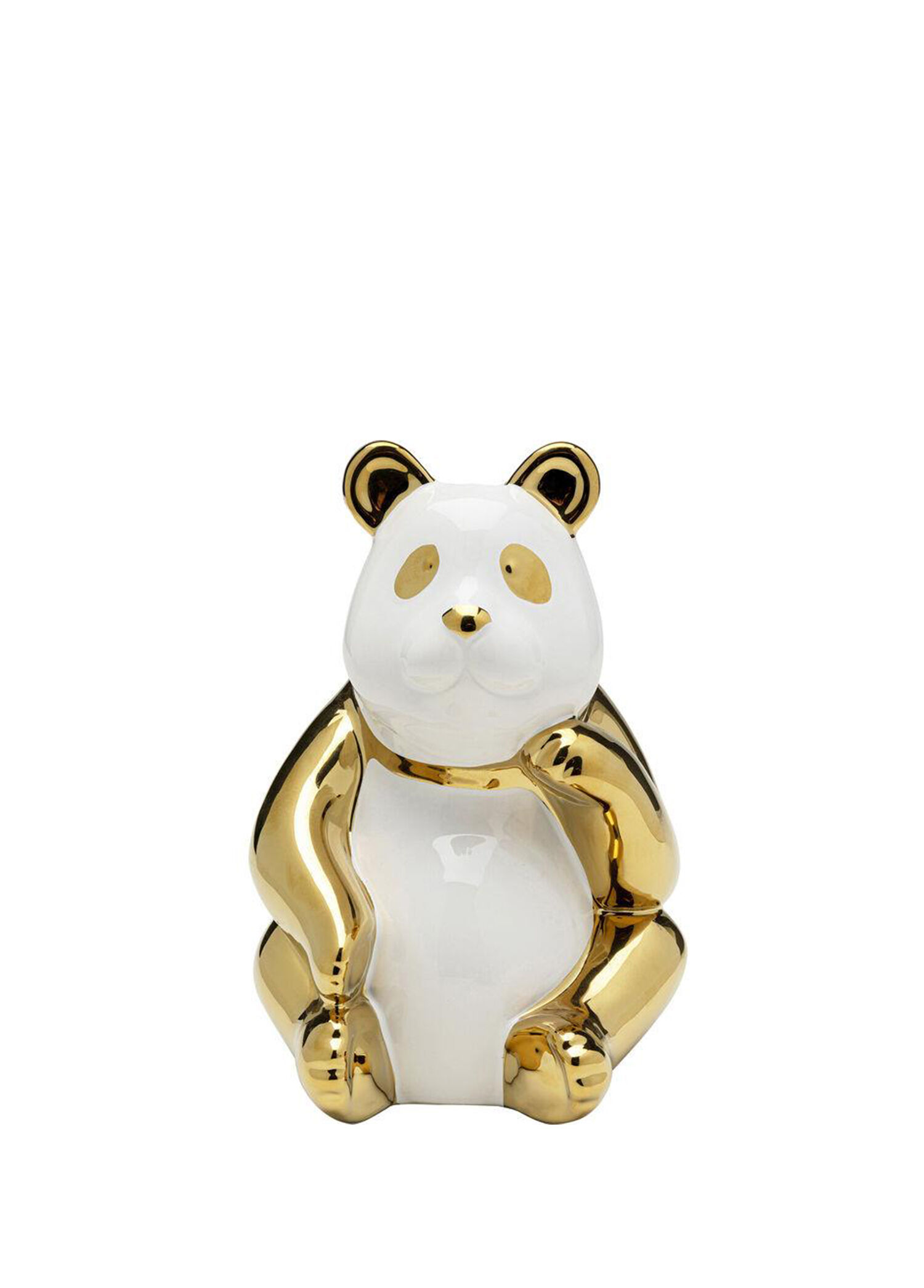 Deco Figurine Panda Altın Rengi Dekoratif Obje