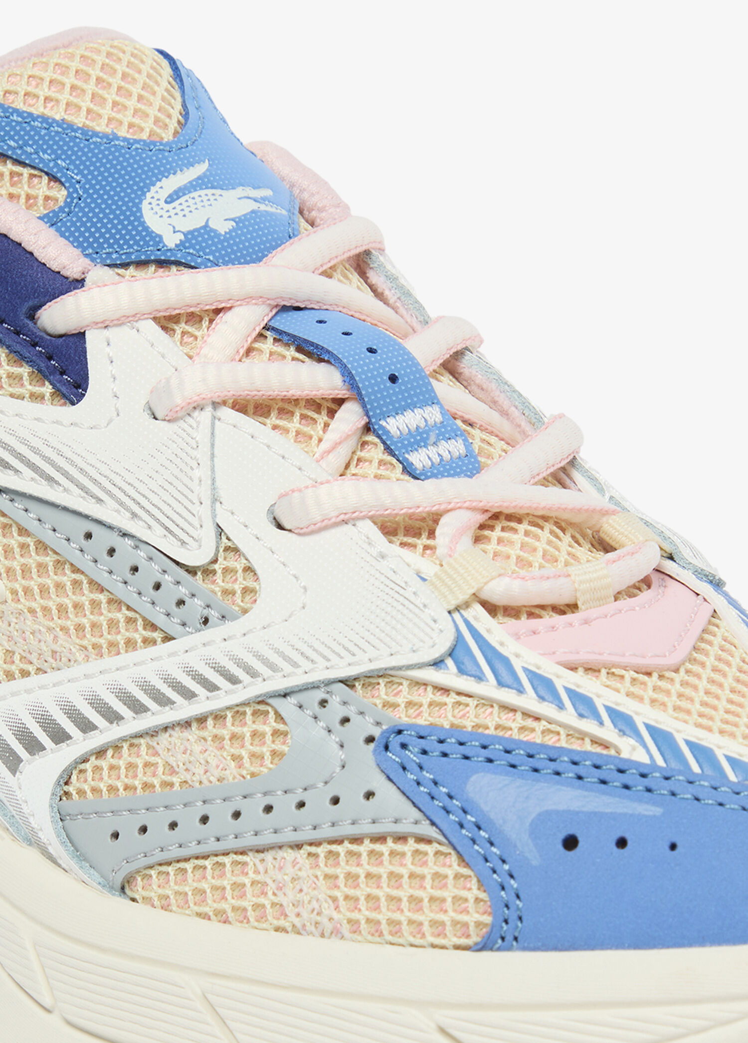 Lacoste Mavi-ARL Kadın L003 Neo Shot Mavi Fileli Kadın Sneaker