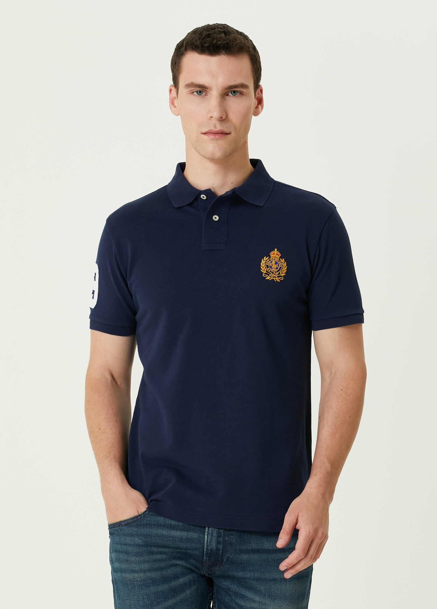 Lacivert Polo Yaka T-shirt