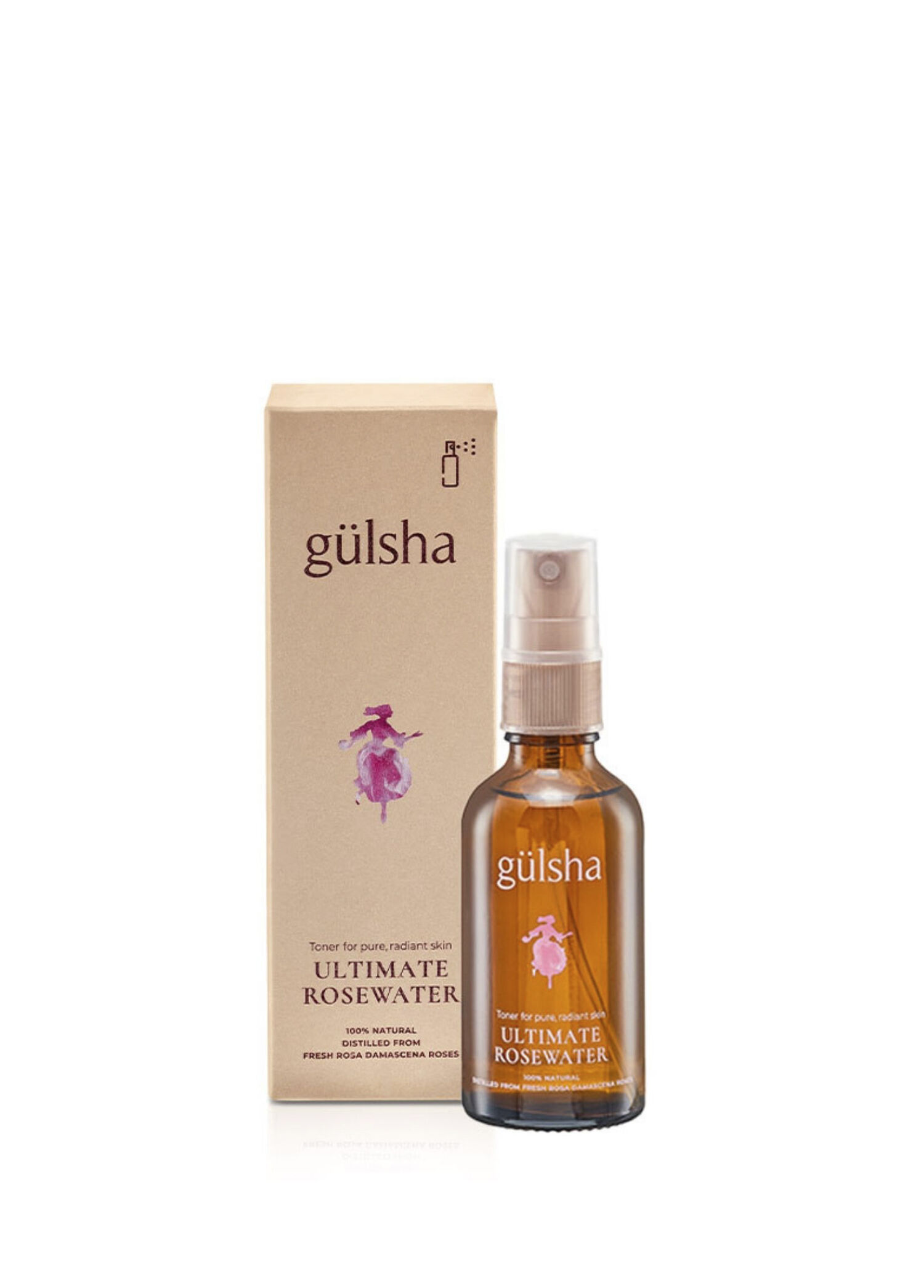 Tam Gül Suyu Yatıştırıcı & Nemlendirici Yüz Toniği 50 ml