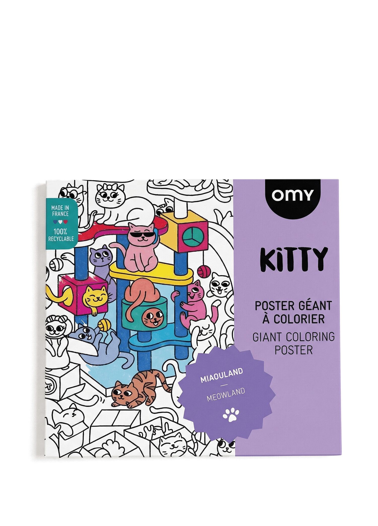 Kitty Çocuk Dev Boyama Posteri