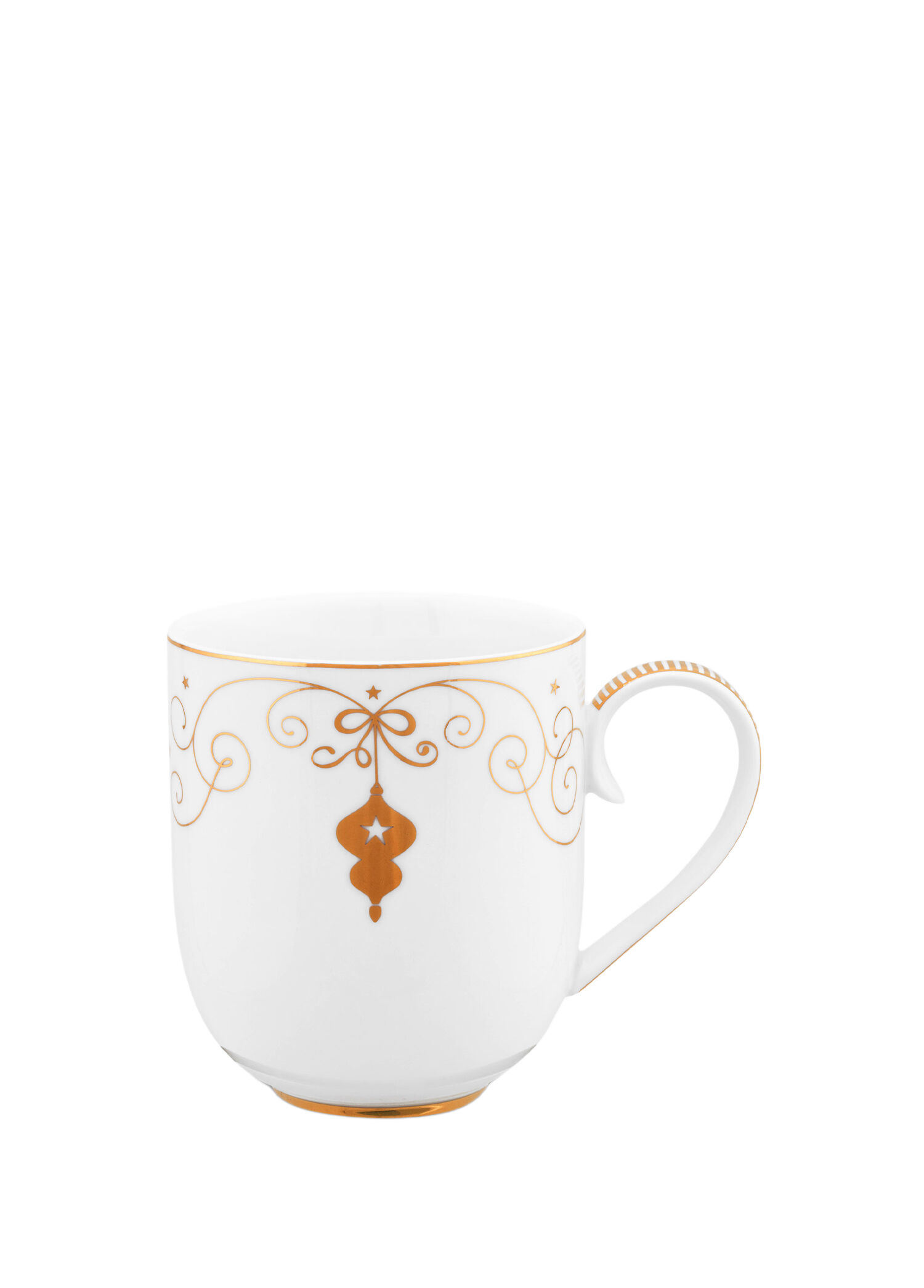 P Pip Studio Royal Gold White Beyaz Porselen Kupa