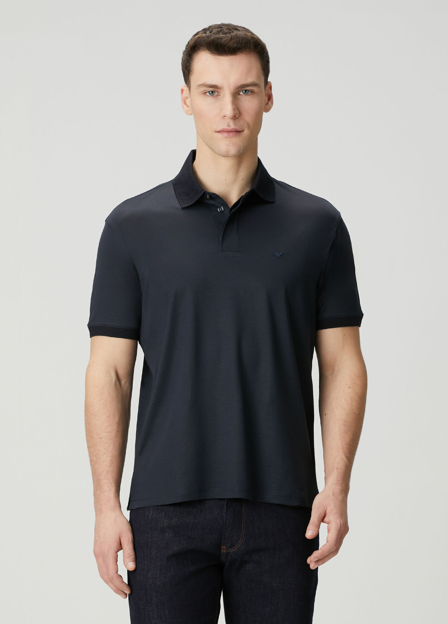 Lacivert Polo T-shirt