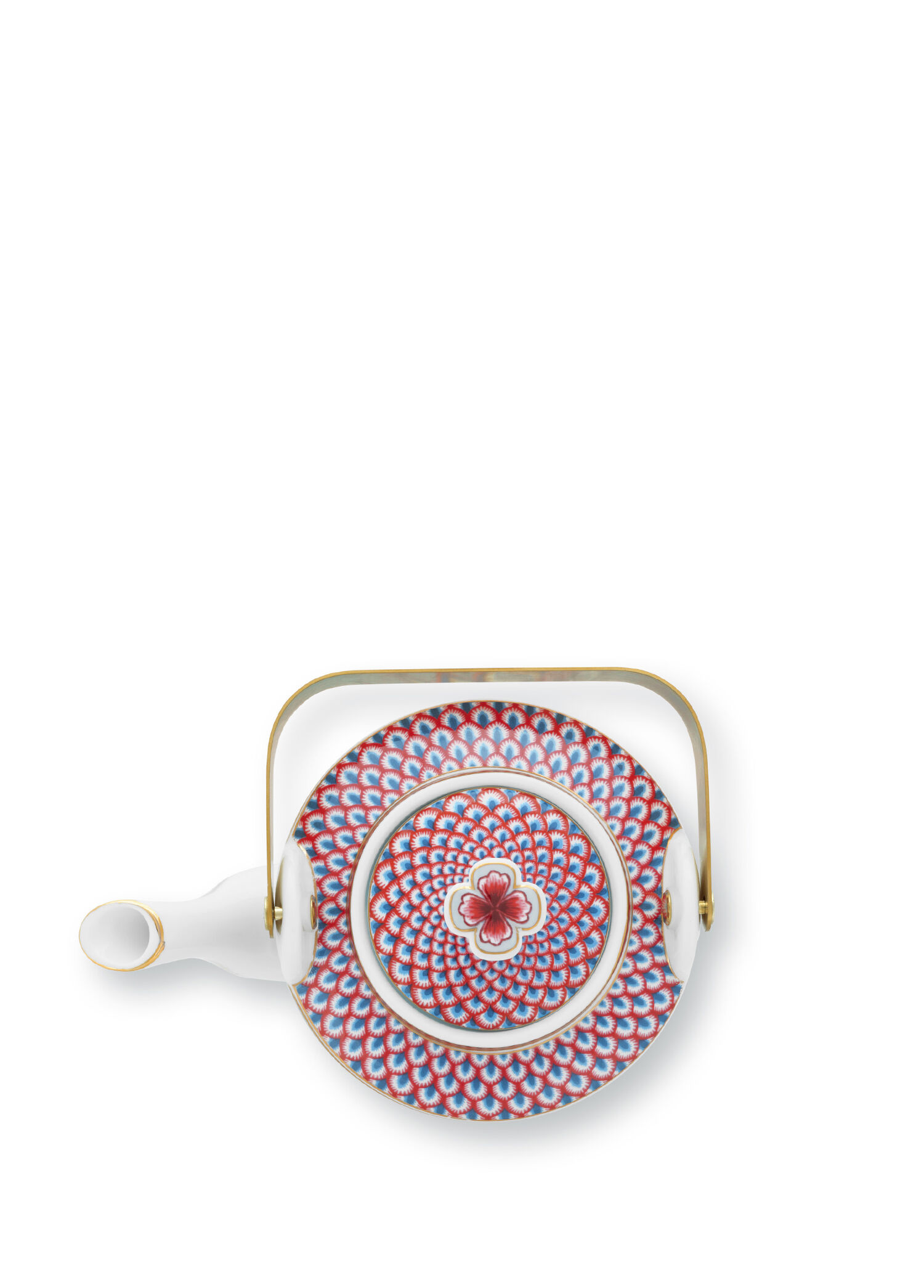 Pip Studio - Flower Festival Oriental Porselen Demlik - Mavi