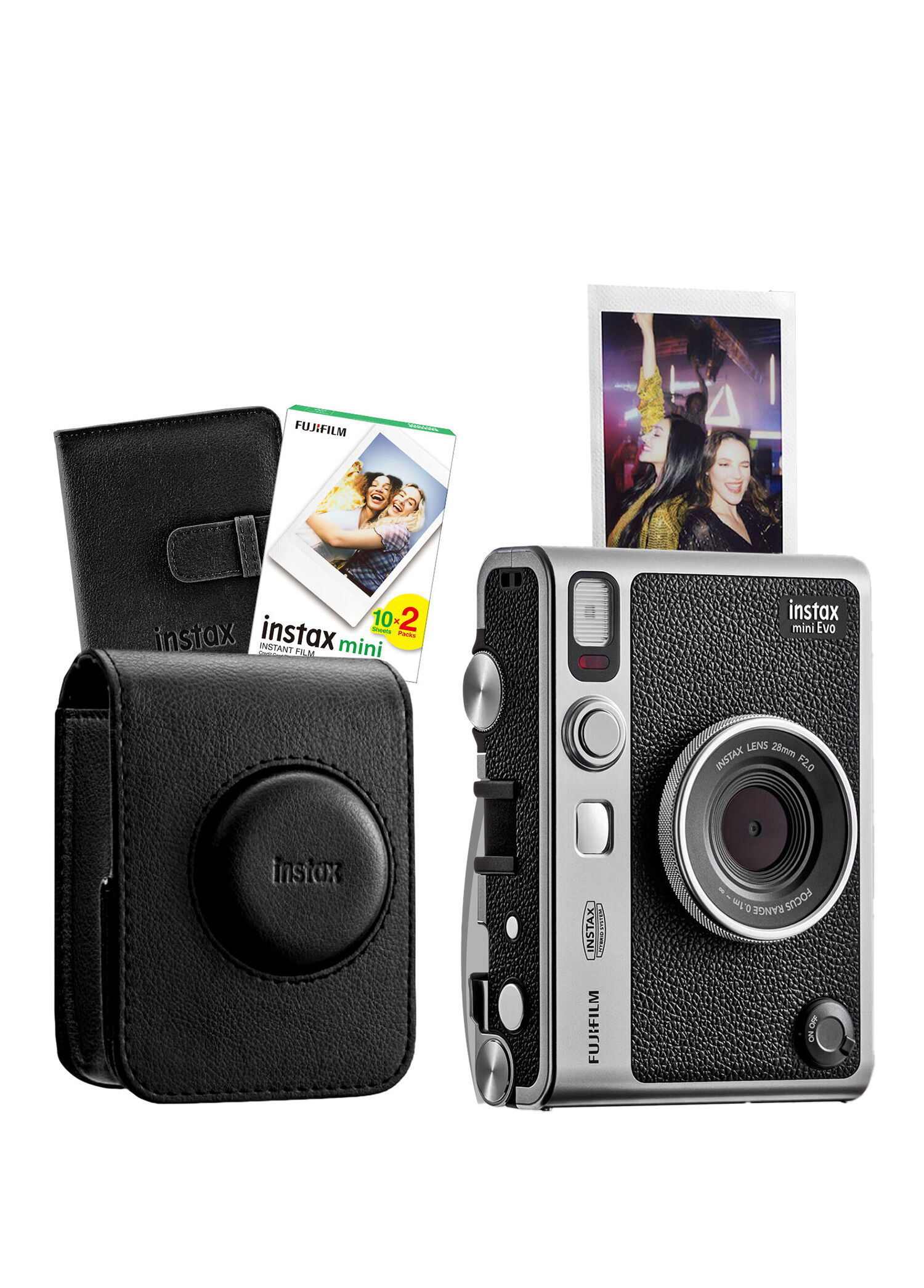 Instax Mini Evo Siyah Fotoğraf Makinası ve Hediye Seti 1