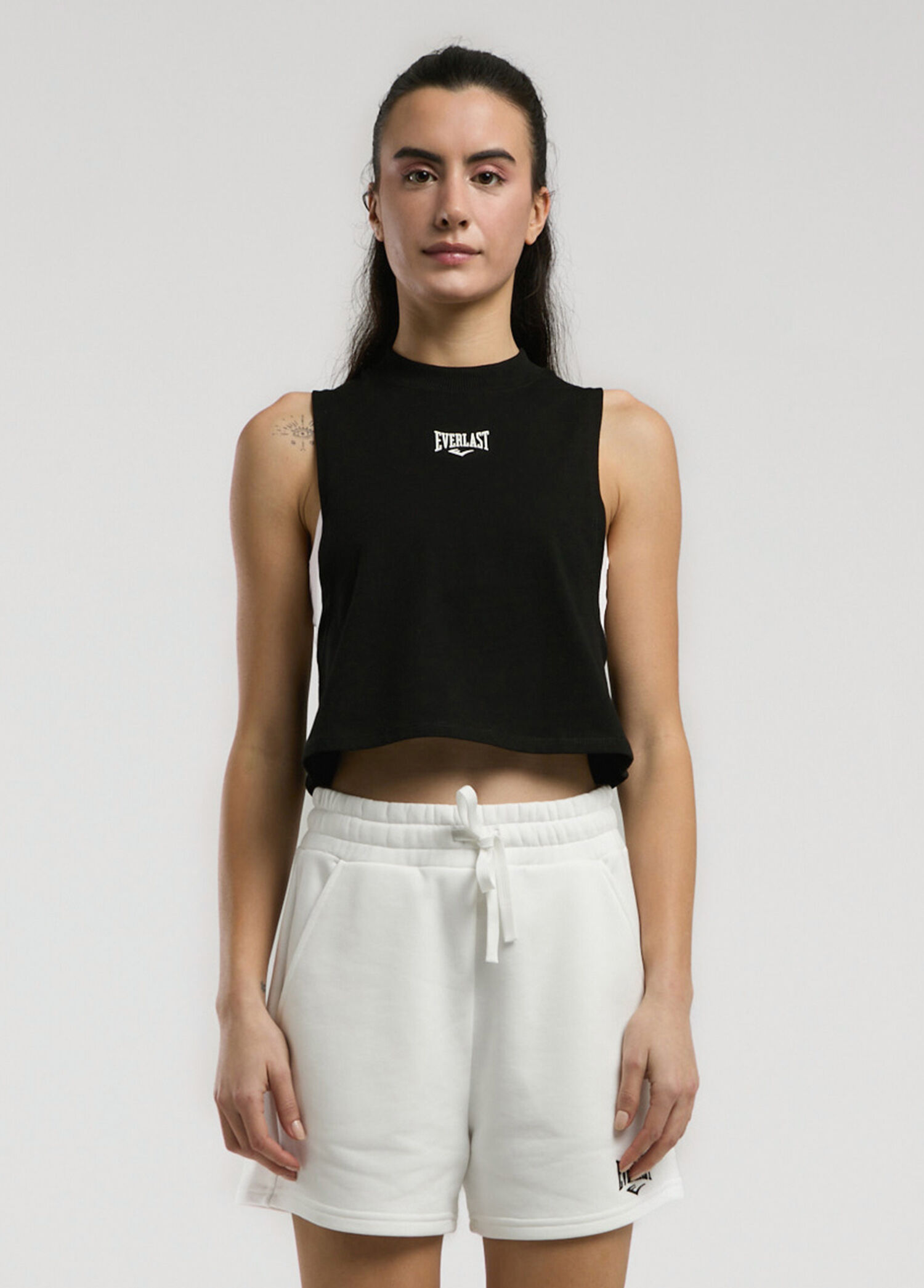 Ever Essentials Siyah Kolsuz Kadın Spor Atlet