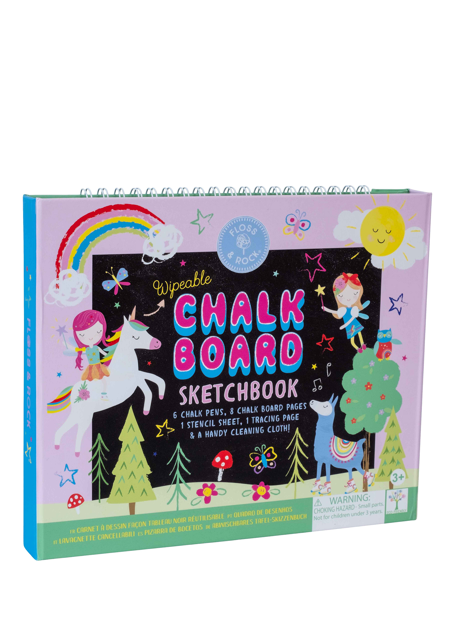 Rainbow Fairy Chalk Board Eskiz Kitabı