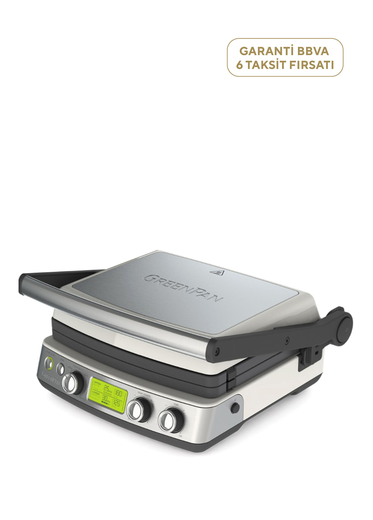 Elite Thermolon Krem Seramik Yüzeyli Grill Tost Makinesi