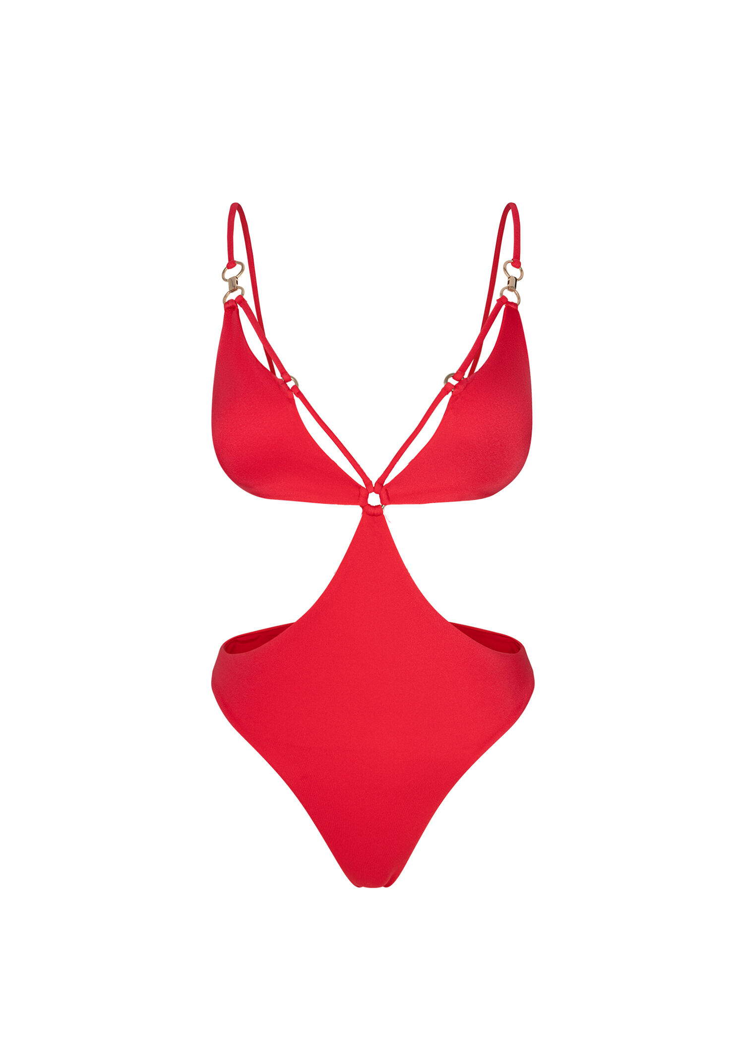 Scarlet Red Swimsuit Kadın Mayo