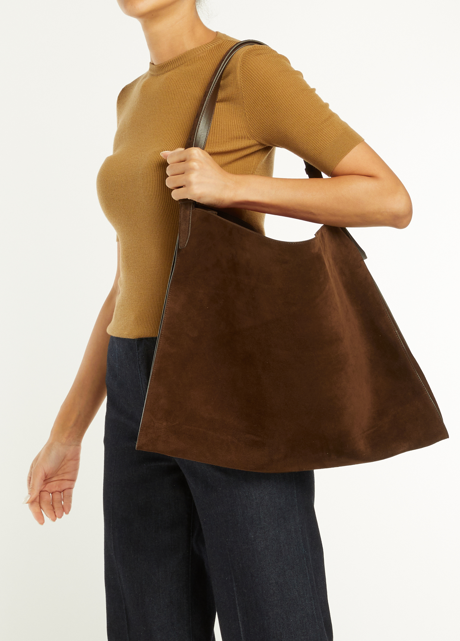 Christian Louboutin Kahverengi Kadın Baggy Tote Kahverengi Kadın