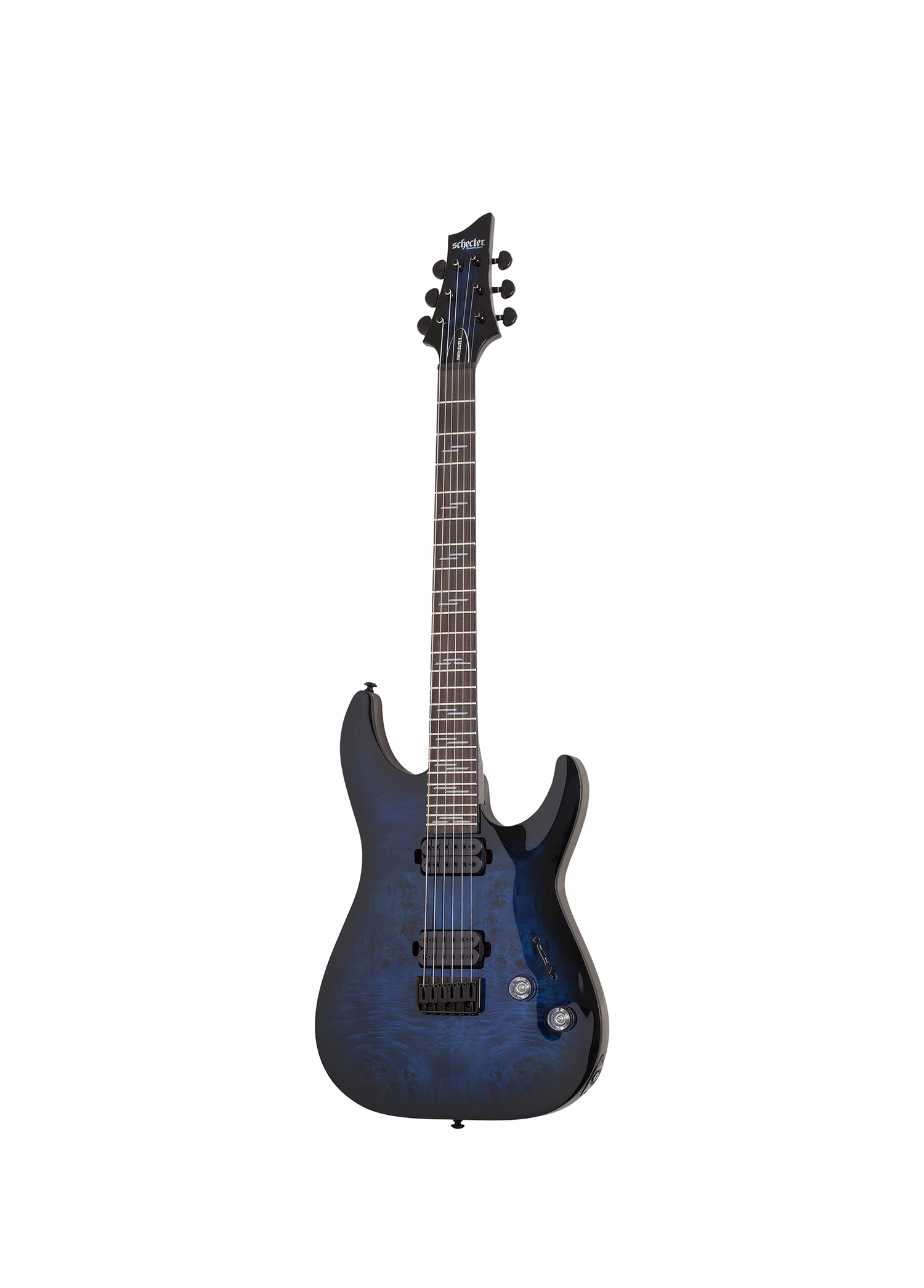 Omen Elite-6 See Thru Blue Burst Elektro Gitar