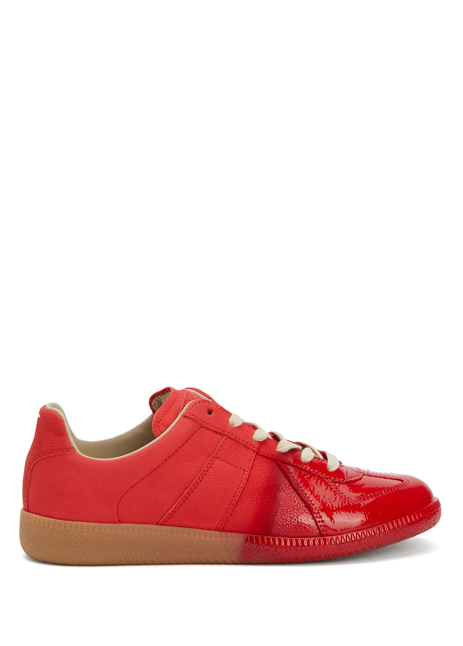 Maison Margiela Kırmızı Kadın Replica Kırmızı Kadın Deri Sneaker