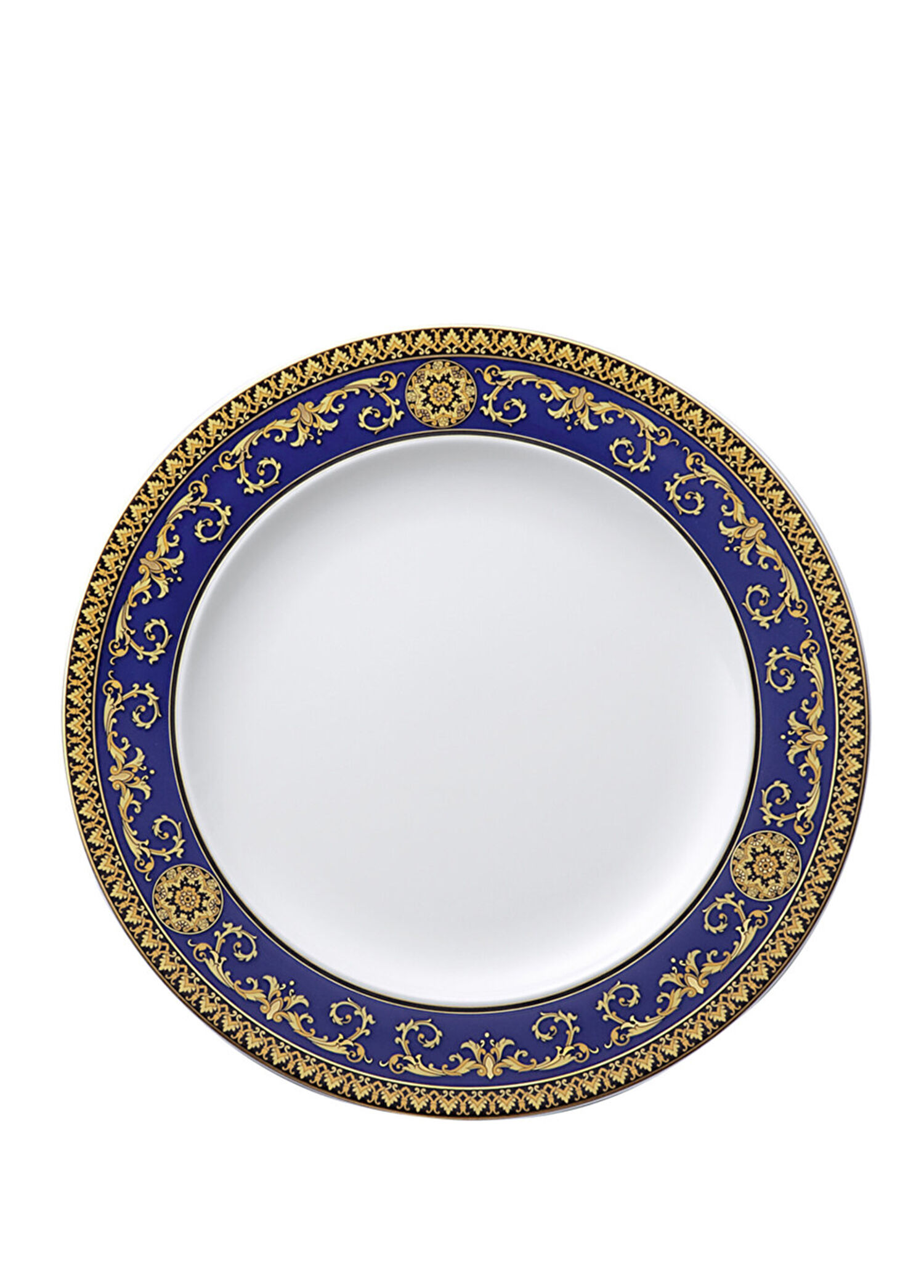 Medusa Mavi Porselen Yemek Tabağı 27 cm