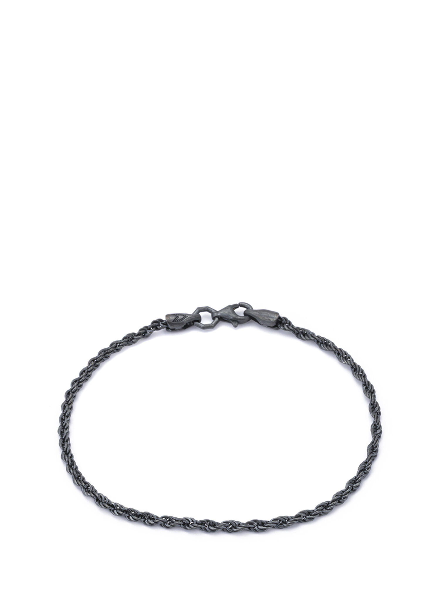 Oksit Rope Erkek Gümüş Zincir Bileklik