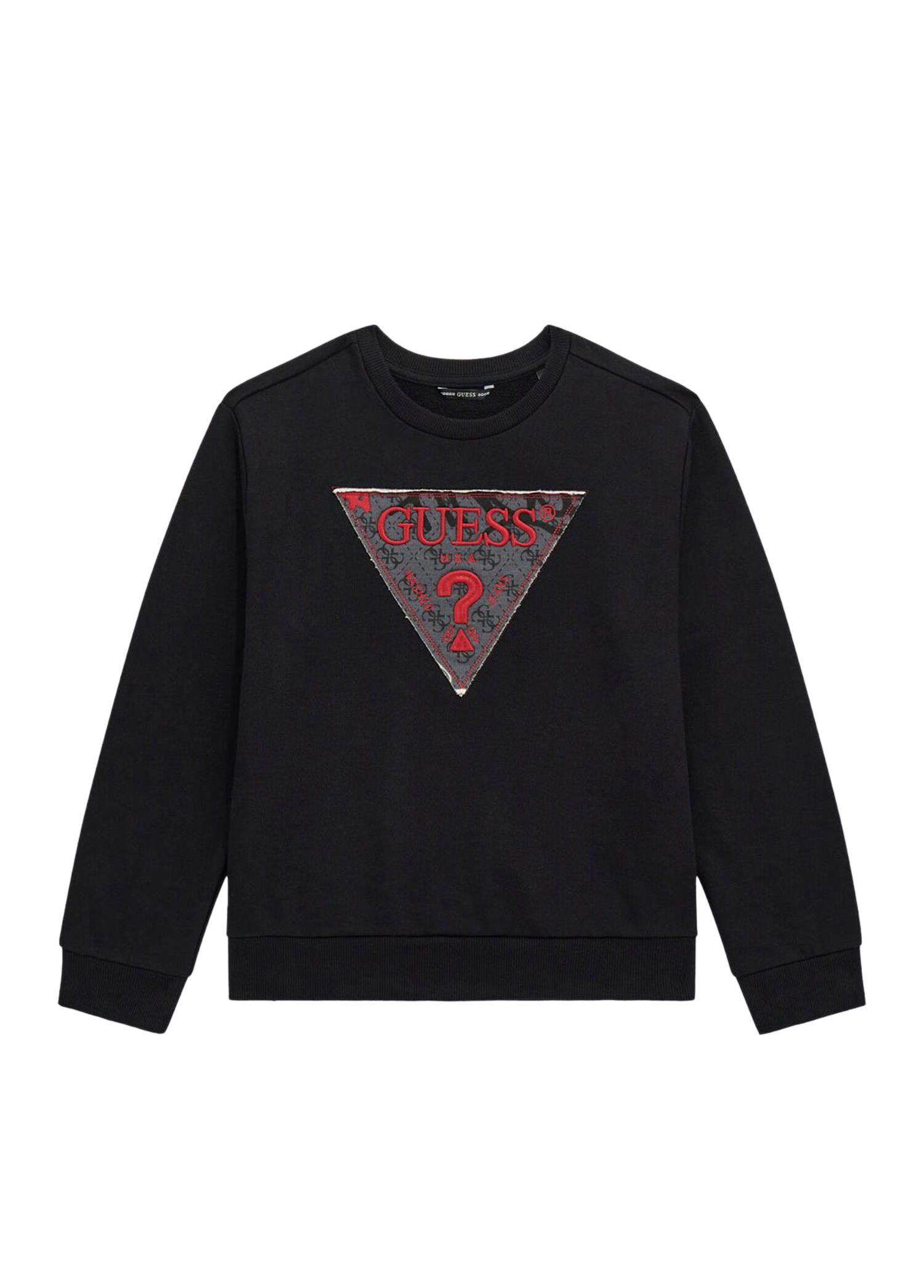 Baskılı Siyah Erkek Çocuk Sweatshirt