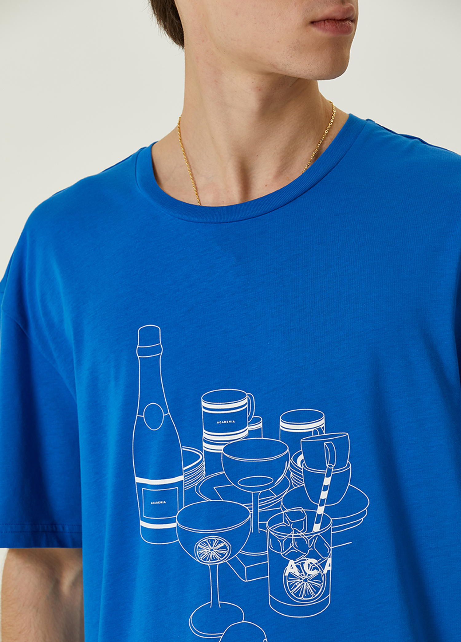 Saks Baskılı T-shirt_6
