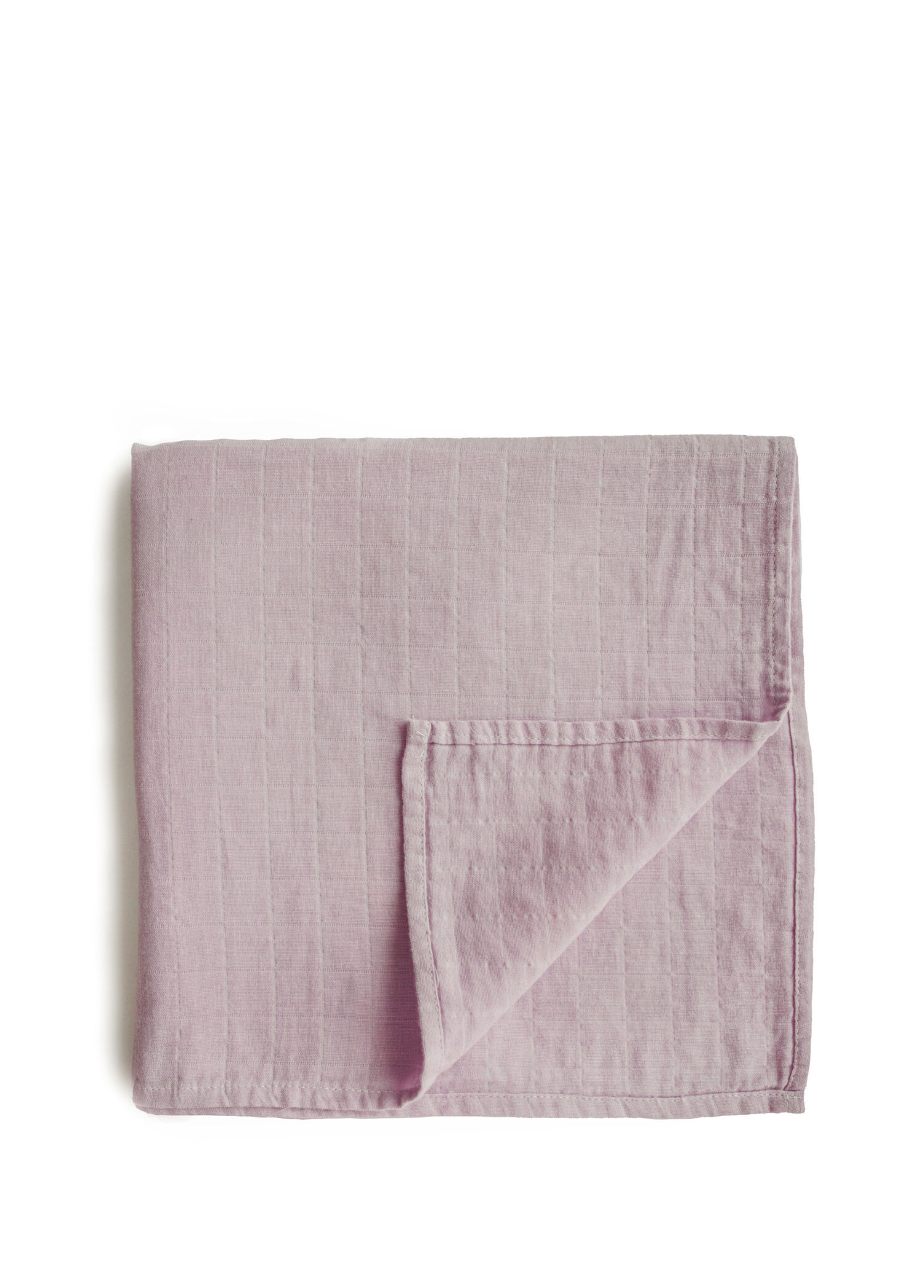 Soft Mauve Organik Müslin Bebek Örtü Kundak