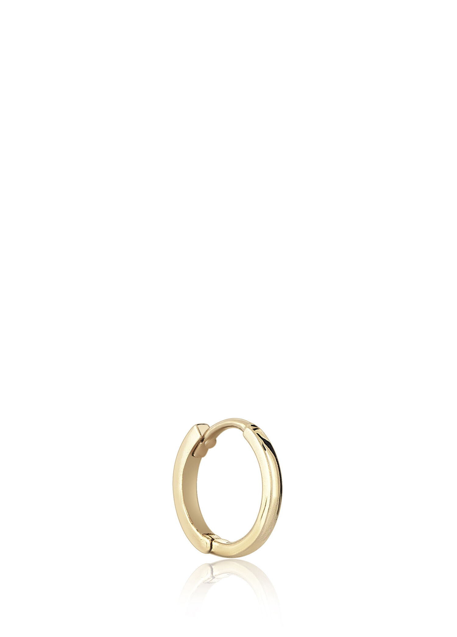 Mini 14 Ayar Rose Gold Kadın Kıkırdak Küpe