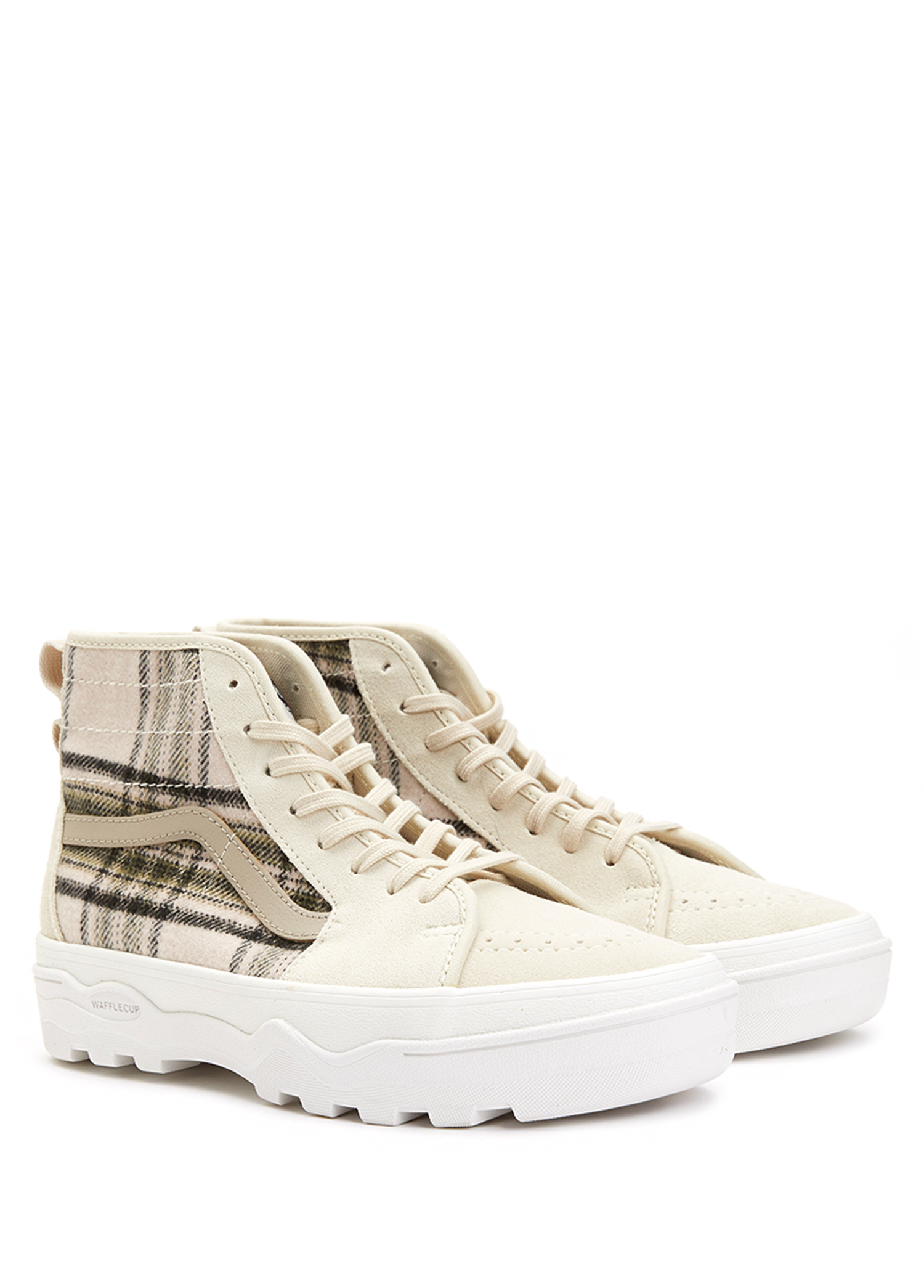 Beymen UA Sentry SK8-Hi WC Bej Ekoseli Kadın Sneaker. 2 Beymen UA Sentry SK8-Hi WC Bej Ekoseli Kadın Sneaker. 2