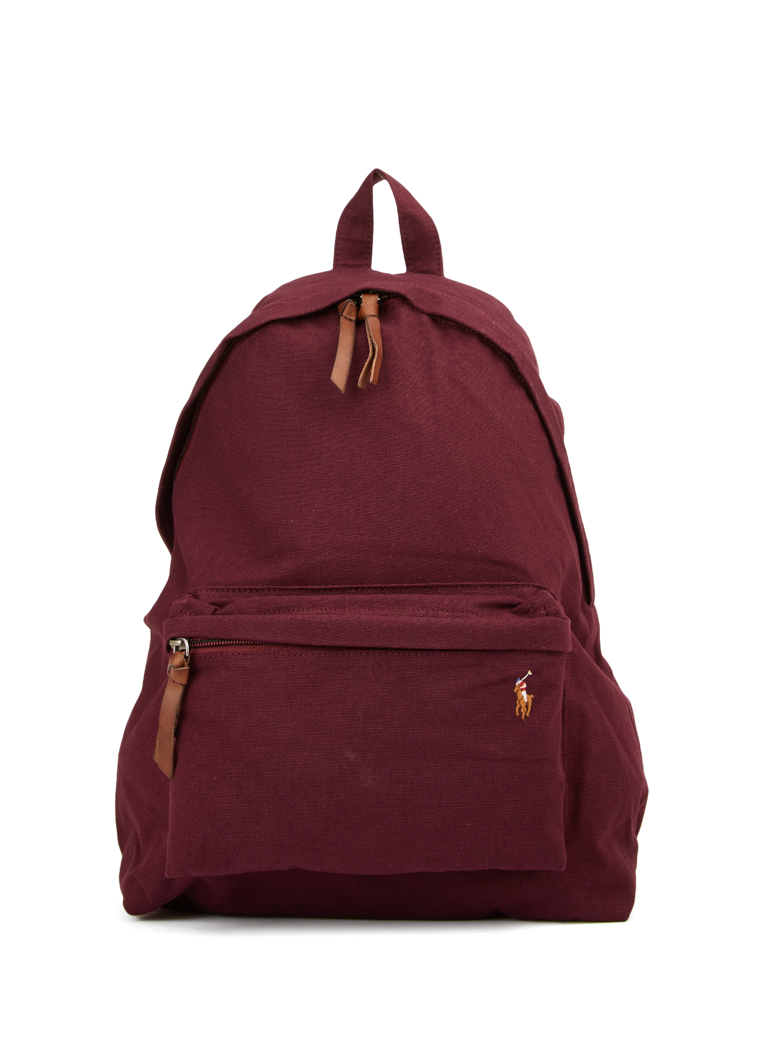 Polo Ralph Lauren Burgundy Logo Embroidered Men s Backpack