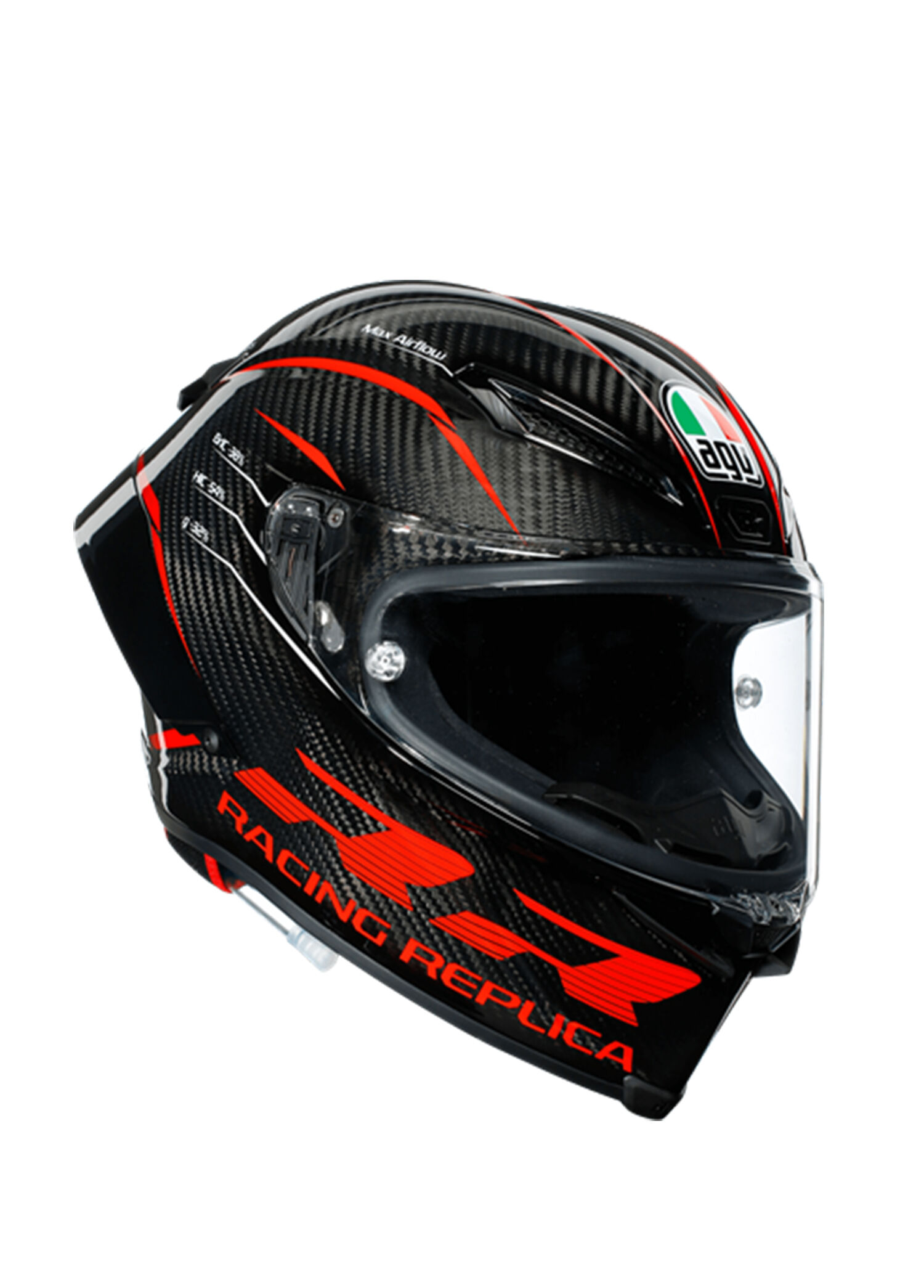 Pista Gp RR Performance Carbon Red Kapalı Motosiklet Kask
