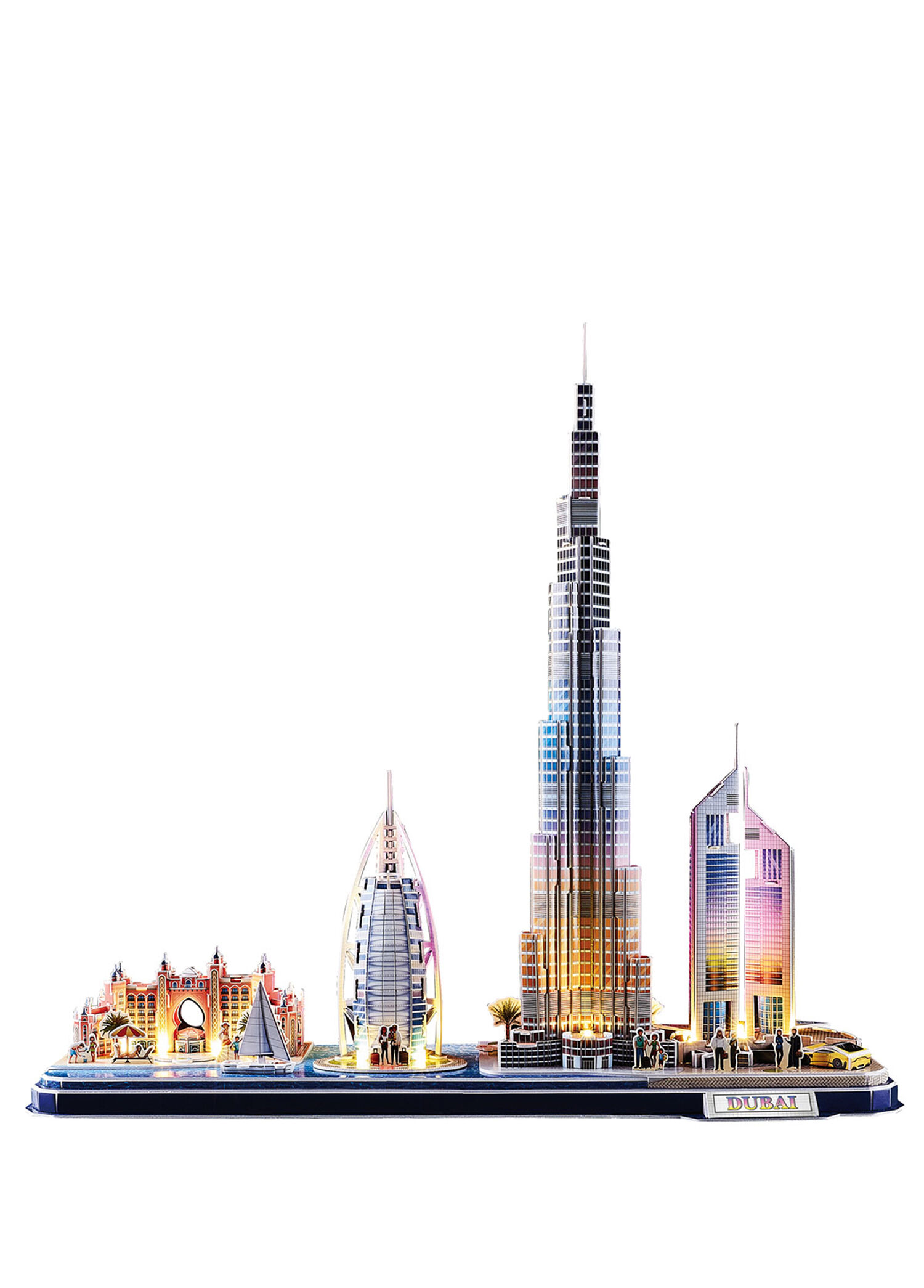 Dubai Led Işıklı 3D Puzzle 182 Parça