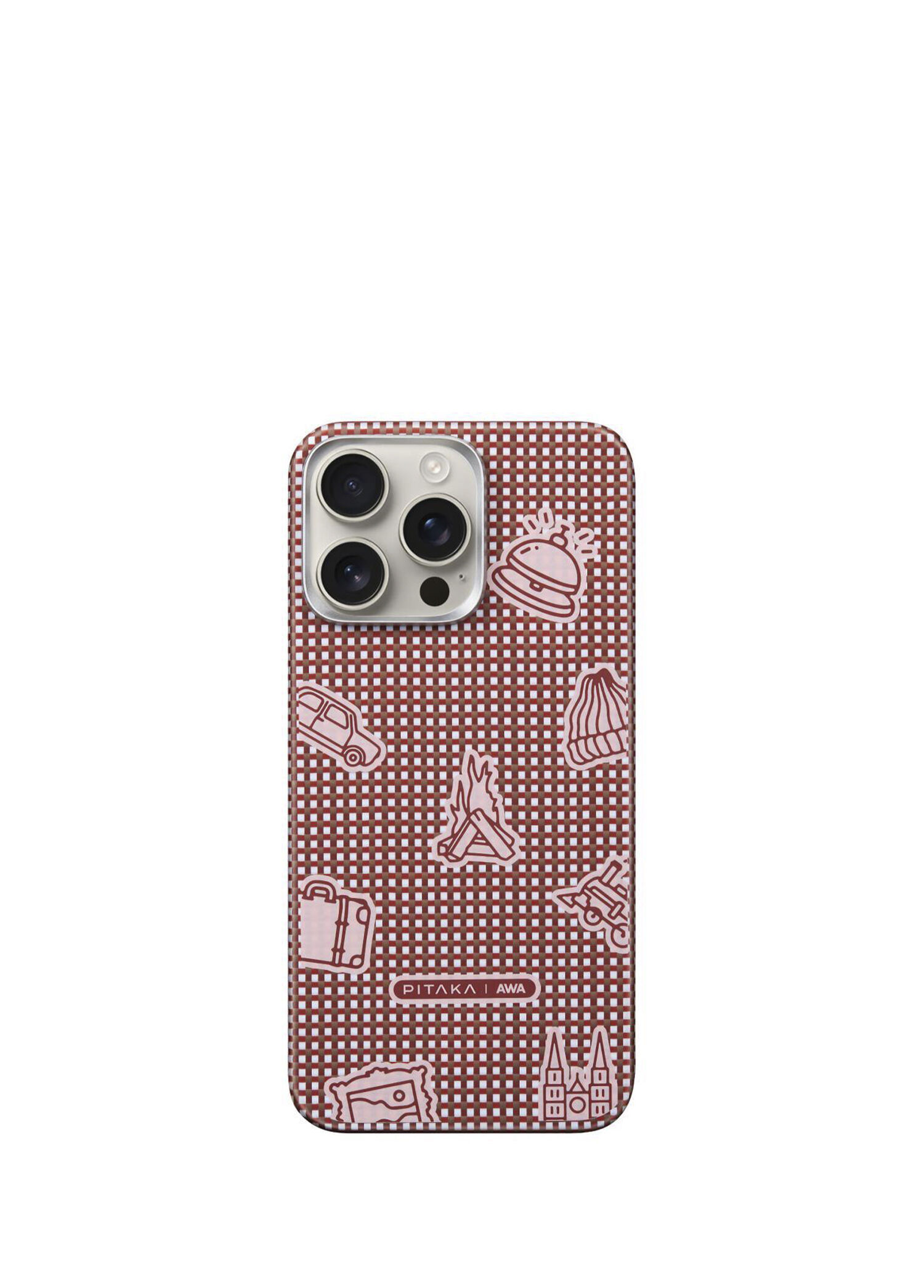 Ultra Slim AWA iPhone 15 Pro Max MagSafe Uyumlu 600D Aramid Fiber Telefon Kılıfı