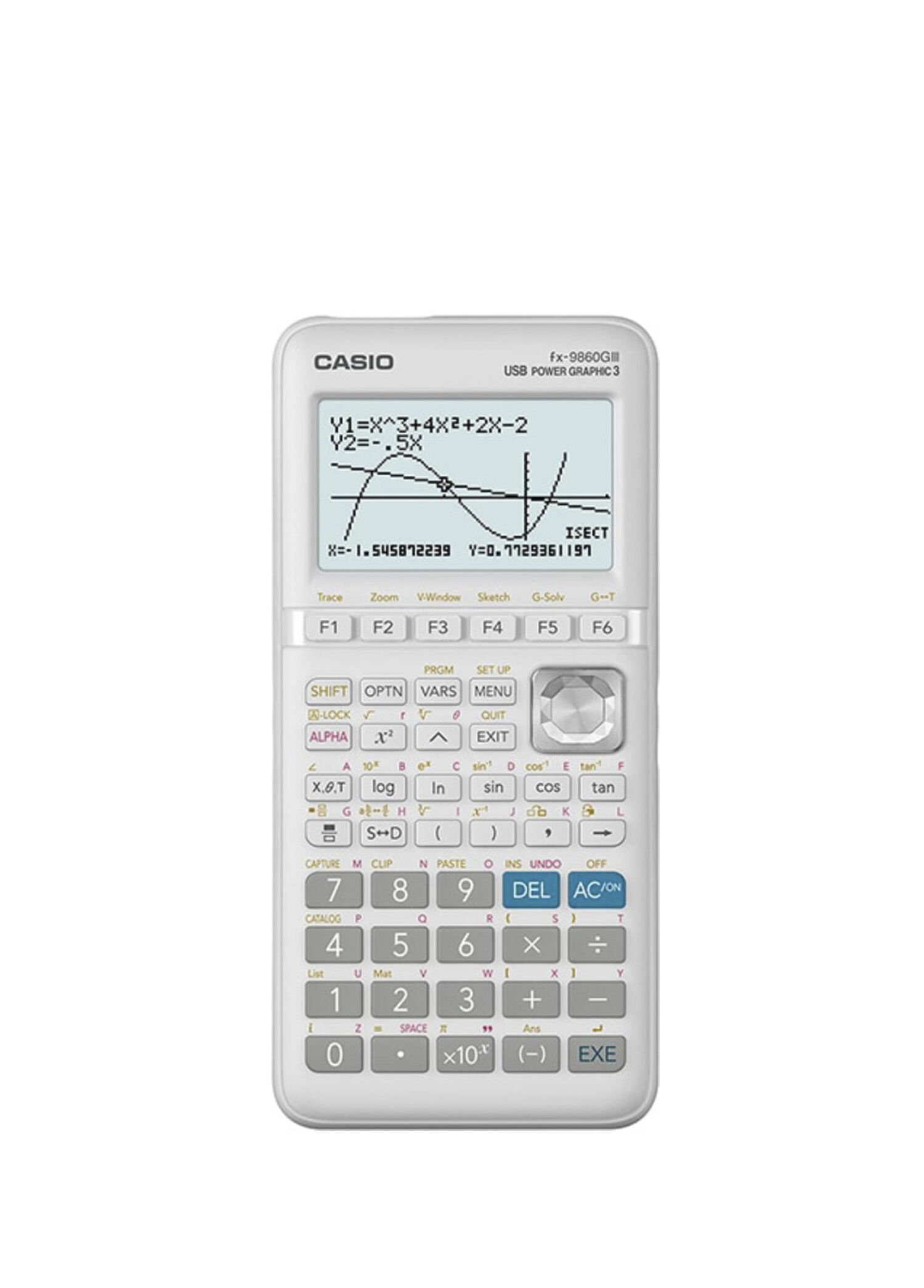 FX-9860GIII-S-DT Graphic Beyaz Hesap Makinesi