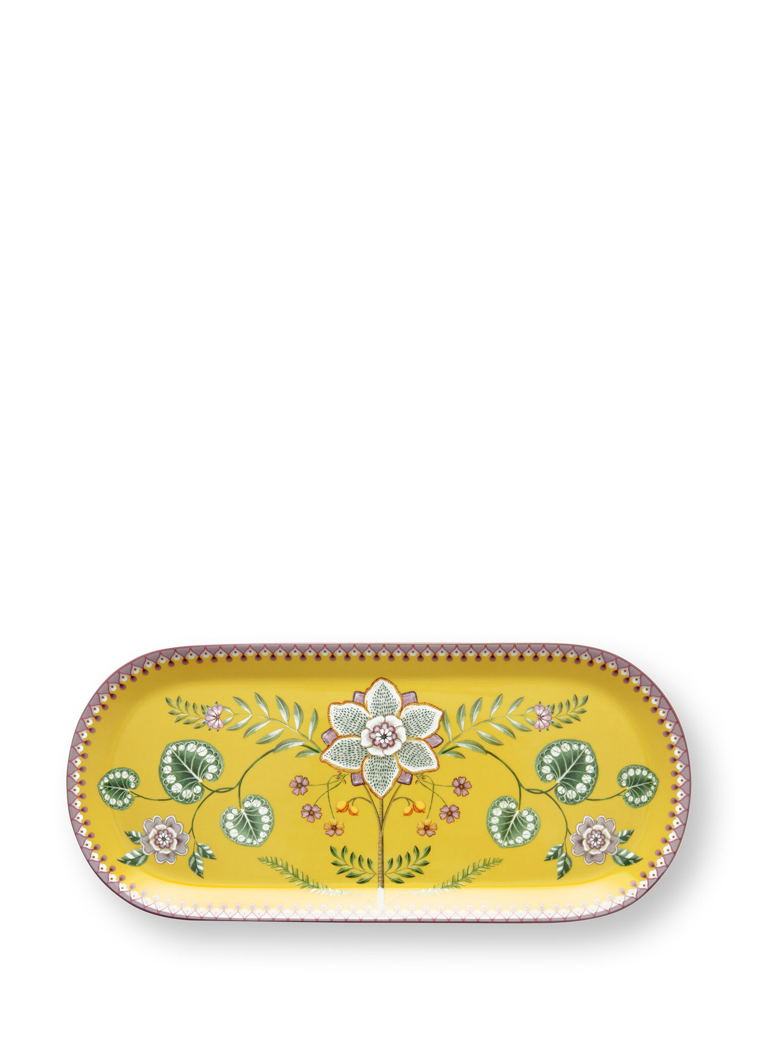 Lily & Lotus Porsedlen Oval Servis Tabağı