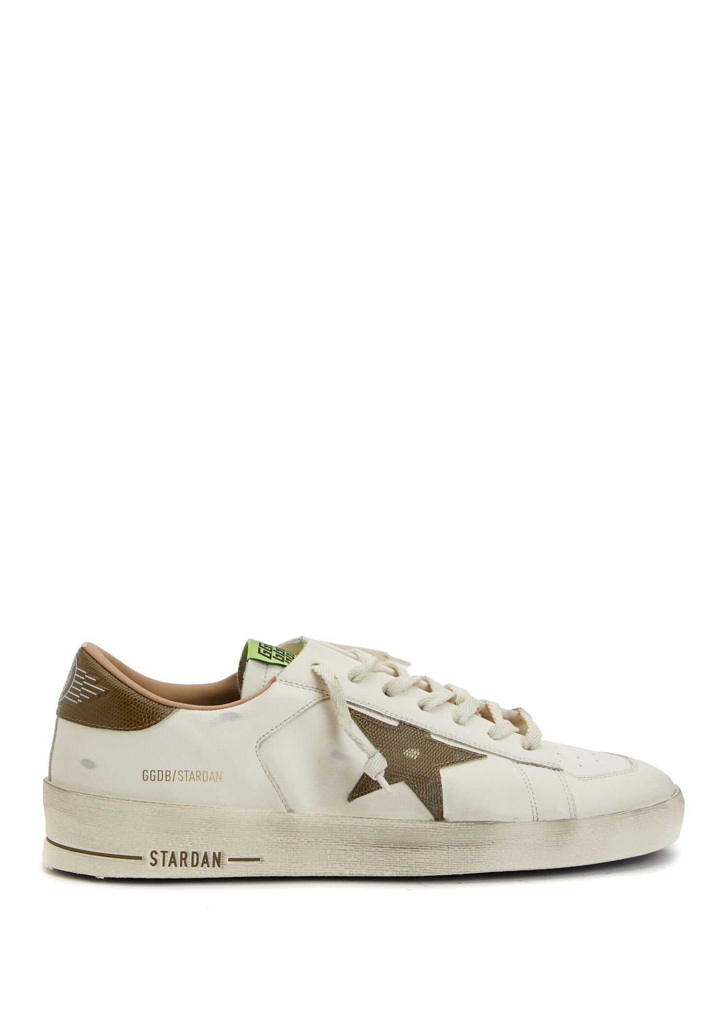GOLDEN  STARDAN ホワイト 37 美品 Golden Goose Beyaz Erkek Stardan Beyaz Erkek Deri Sneaker 1774857