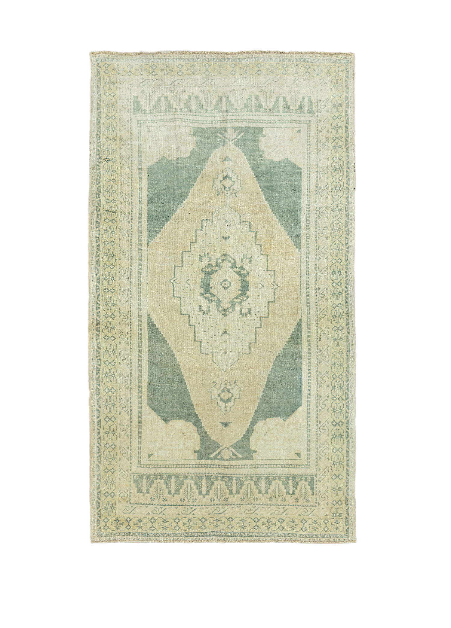 Leylak Vintage El Dokuma Yün Halı 151x278 cm