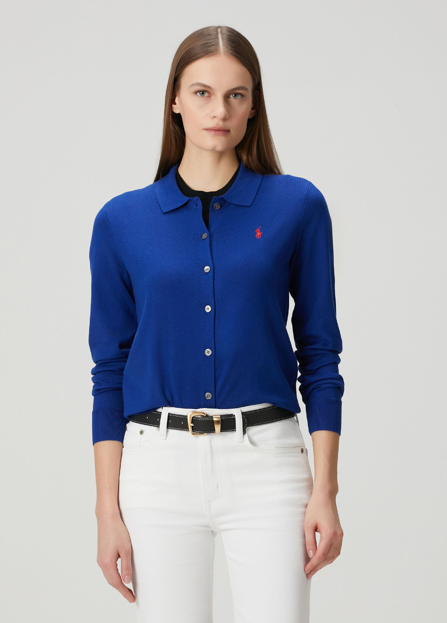 Lacivert Polo Triko Hırka