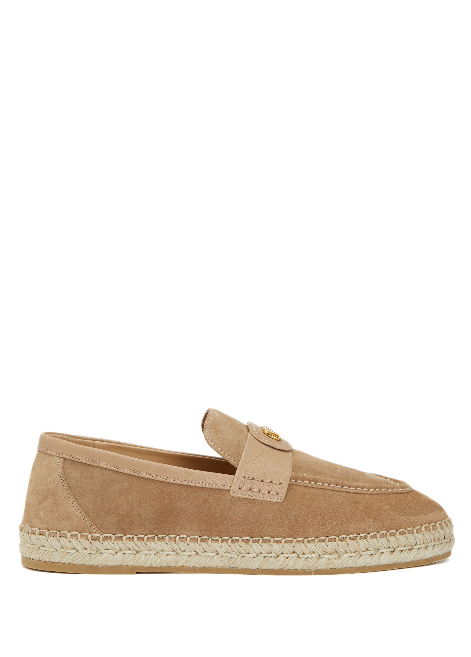 Bej Erkek Süet Espadril