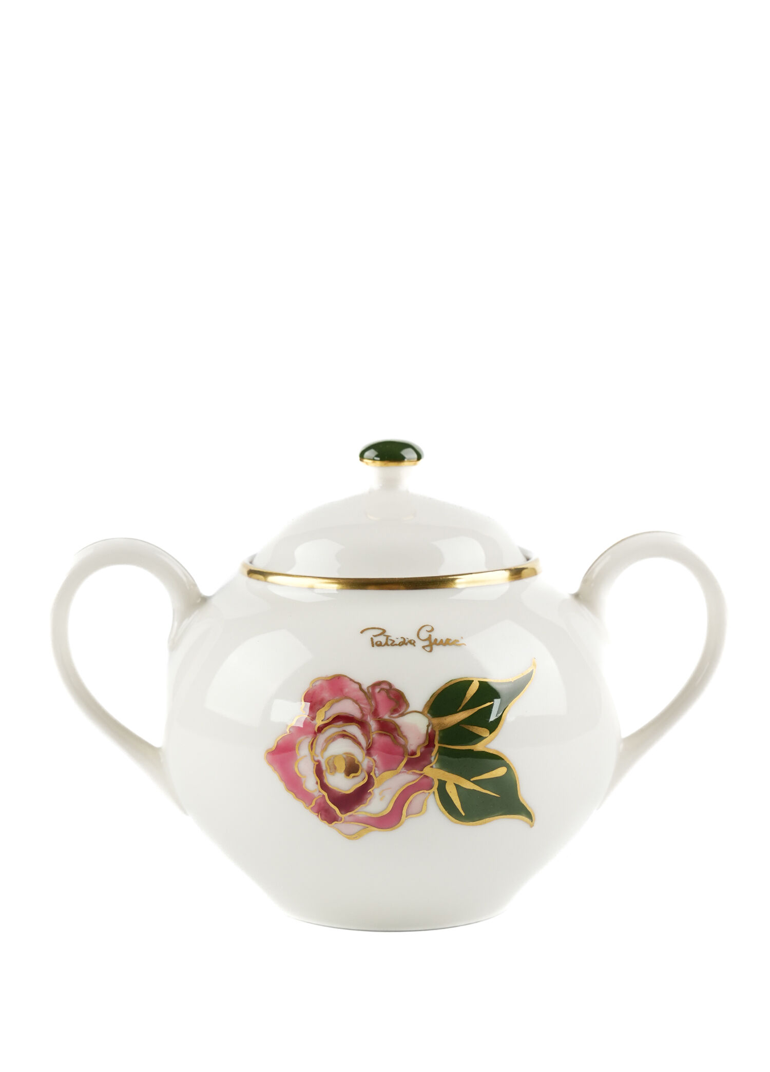 Patrizia Gucci Rose Renkli Porselen Çay Şekerliği