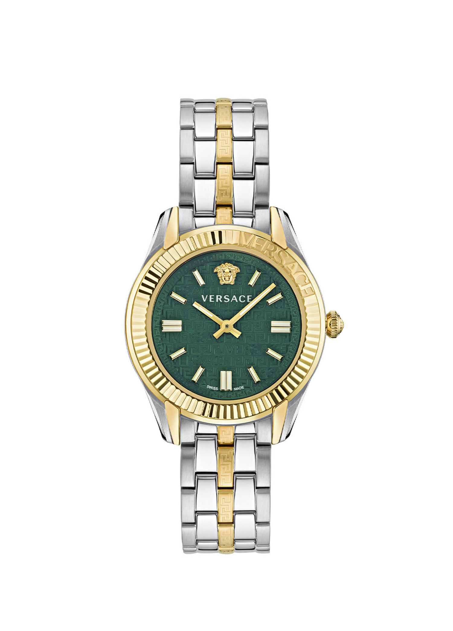 VRSCVE6C00423 Greca Time Lady Altın Rengi Metalik Gri Kadın Kol Saati