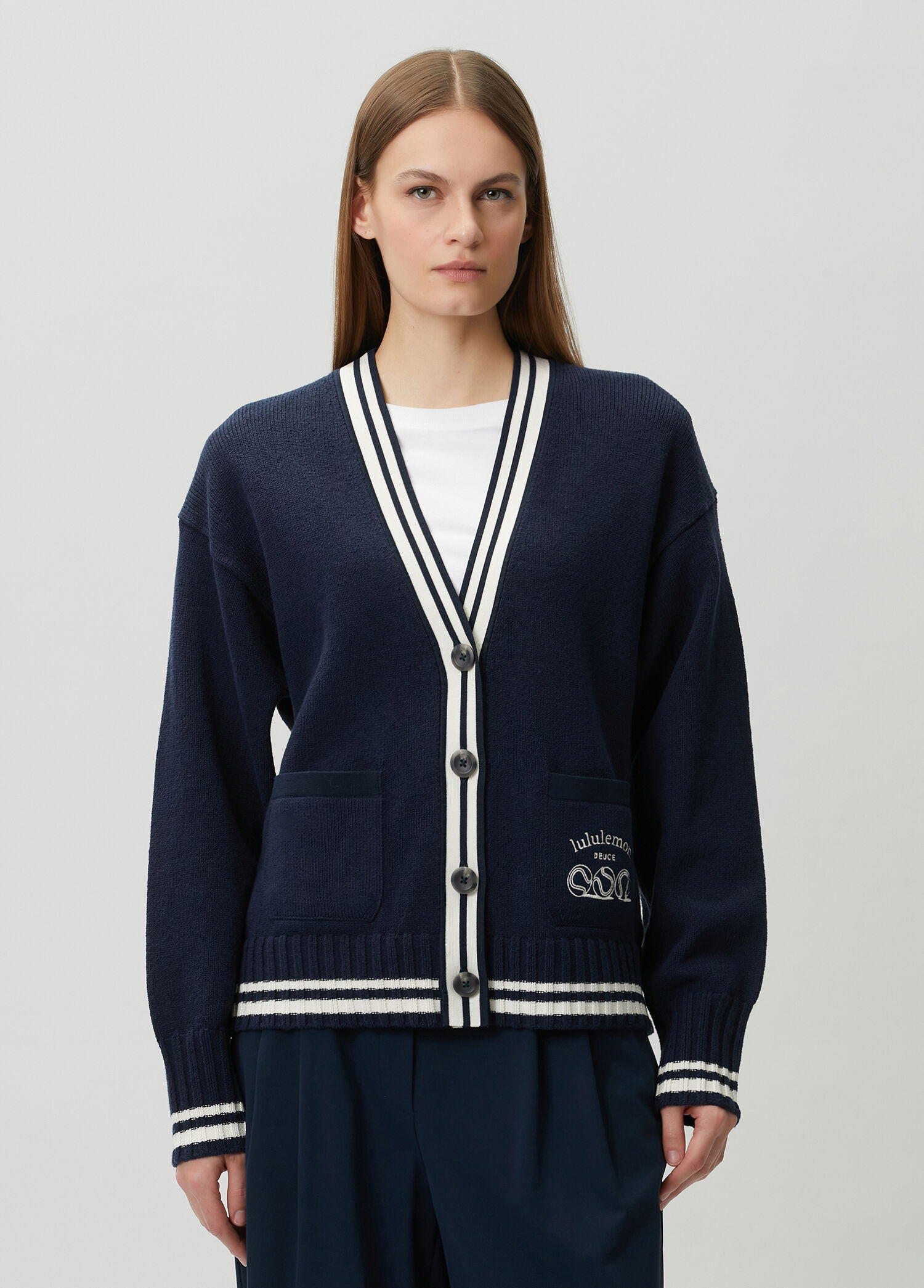 Tennis Cotton Lacivert Hırka