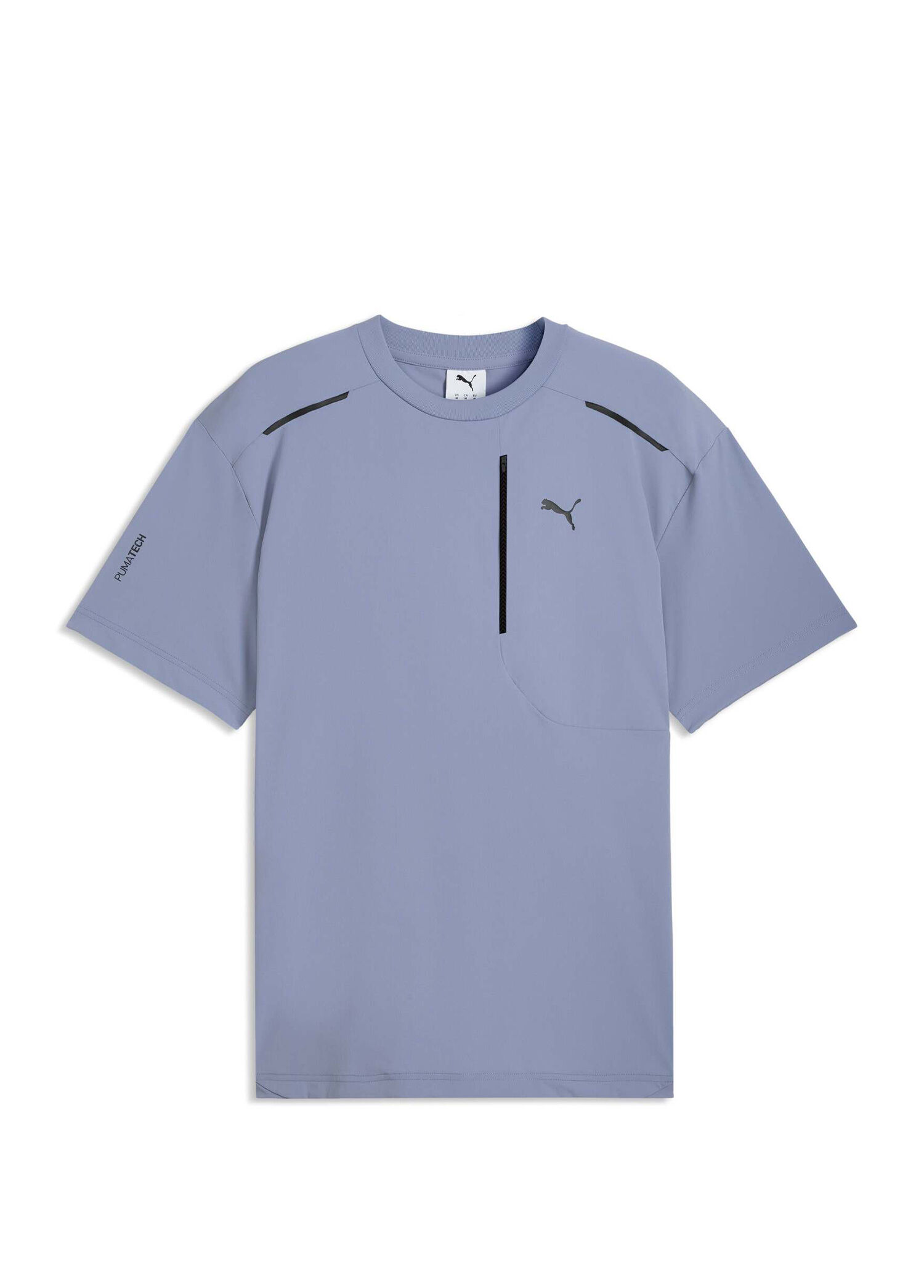 Pumatech Pocket Gray Sky Geniş Kesim Erkek Spor T-shirt