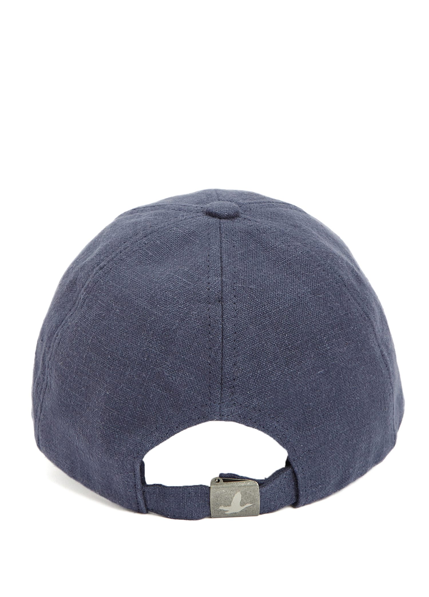 Lacivert Unisex Keten Şapka_2