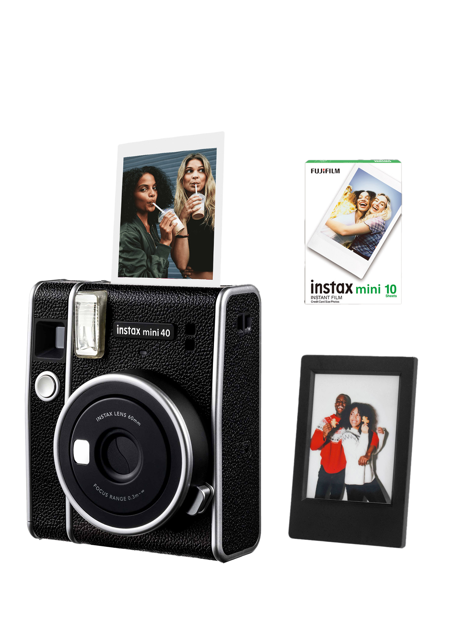 Instax Mini 40 Fotoğraf Makinası + 10'lu Film ve Çerçeve Seti