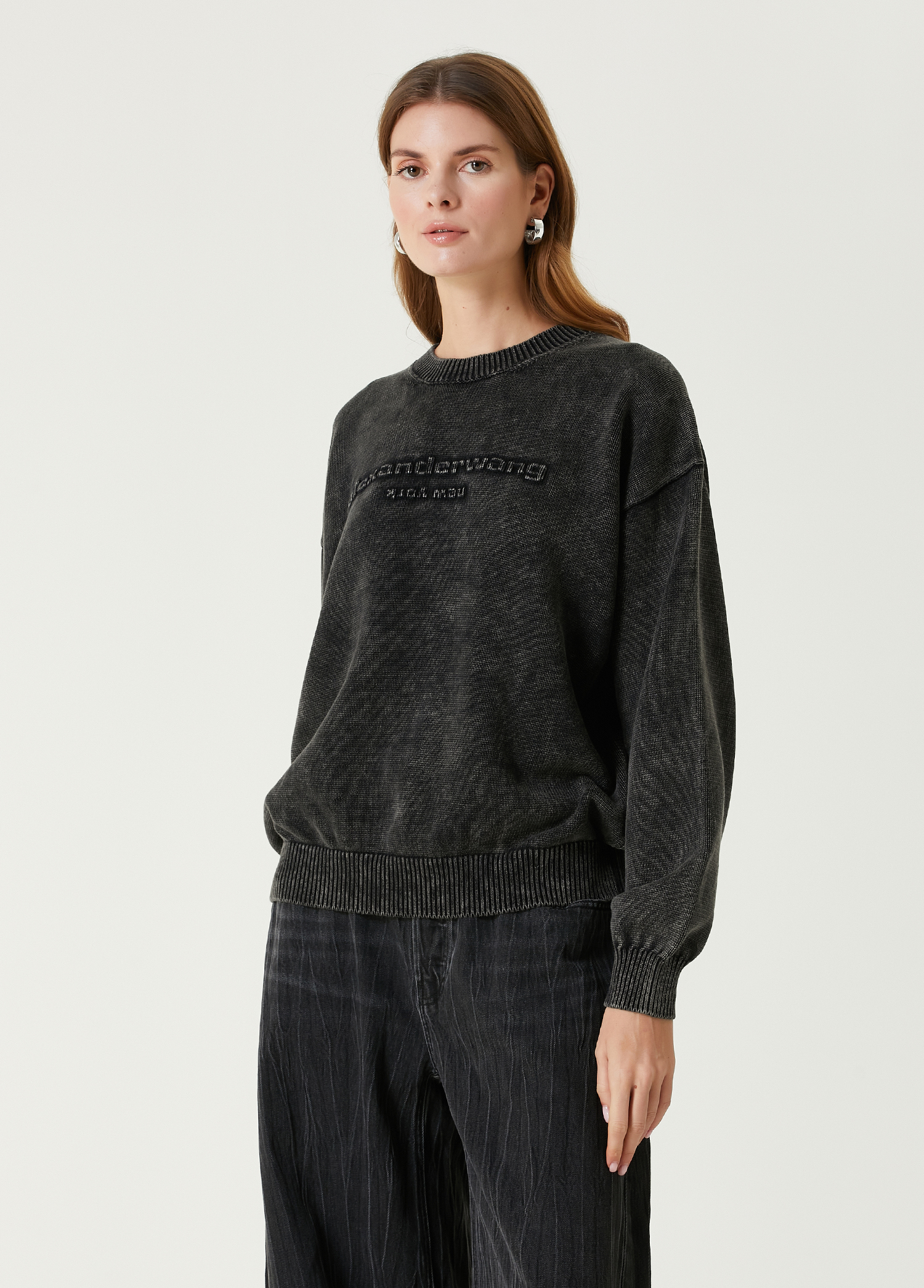 Antrasit Oversize Sweatshirt