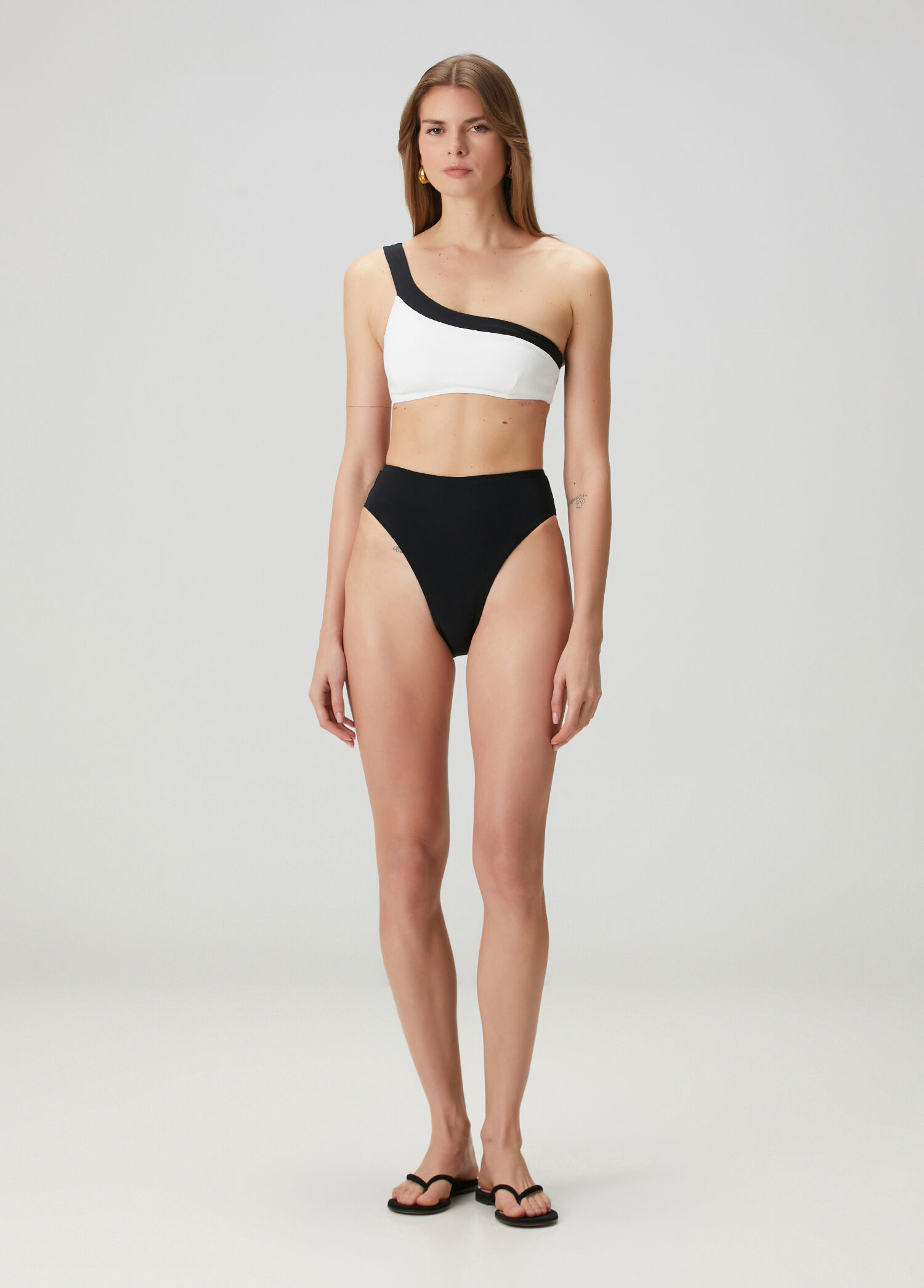 Siyah Yüksek Bel Bikini Altı