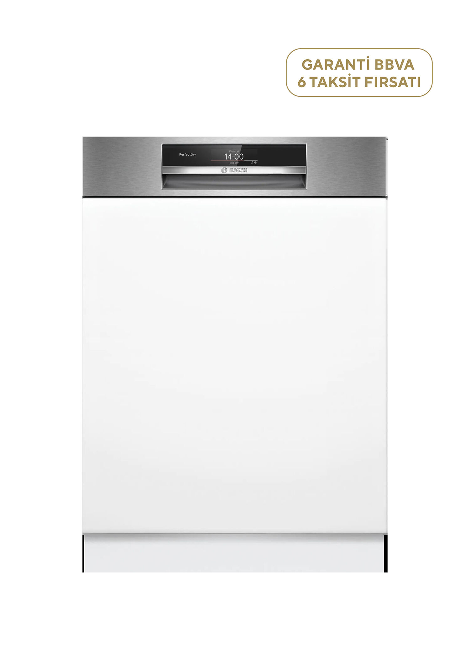 SMI8ZDS81T Serie 8 Inox 8 Programlı Yarı Ankastre Bulaşık Makinesi