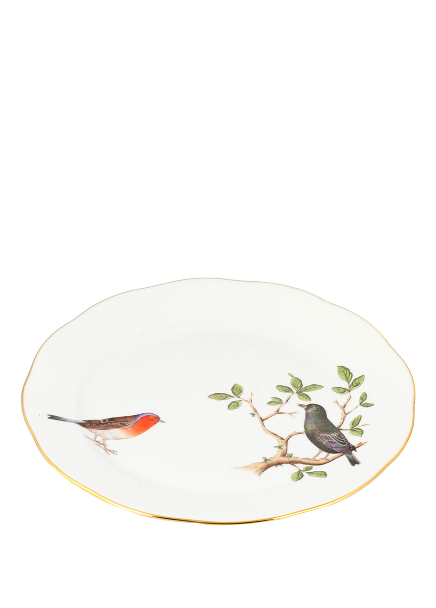 Songird Desenli Porselen Yemek Tabağı 26 cm
