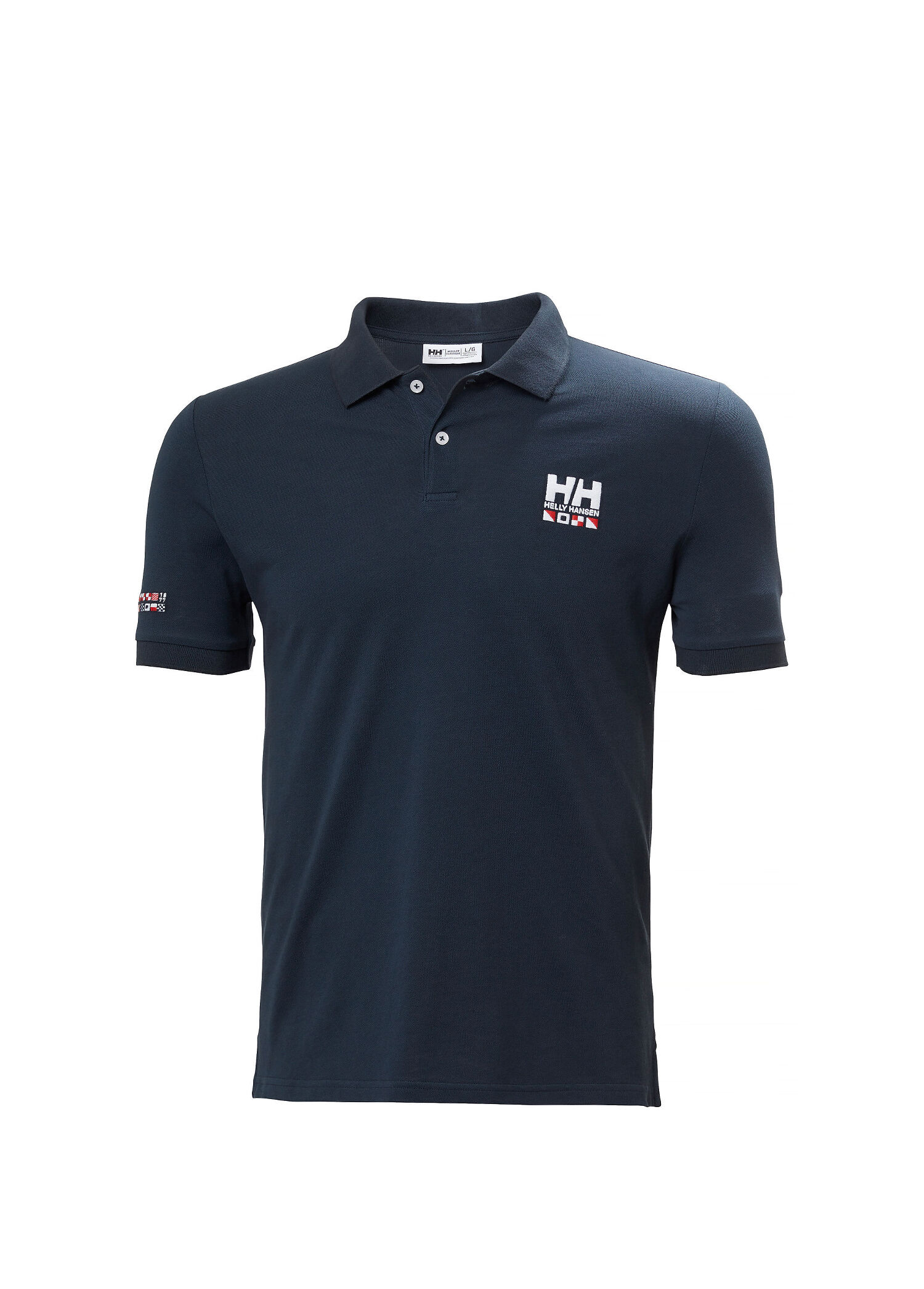 Messina Graphic Fitted Navy Pamuklu Polo Yaka Kısa Kollu Erkek T-Shirt