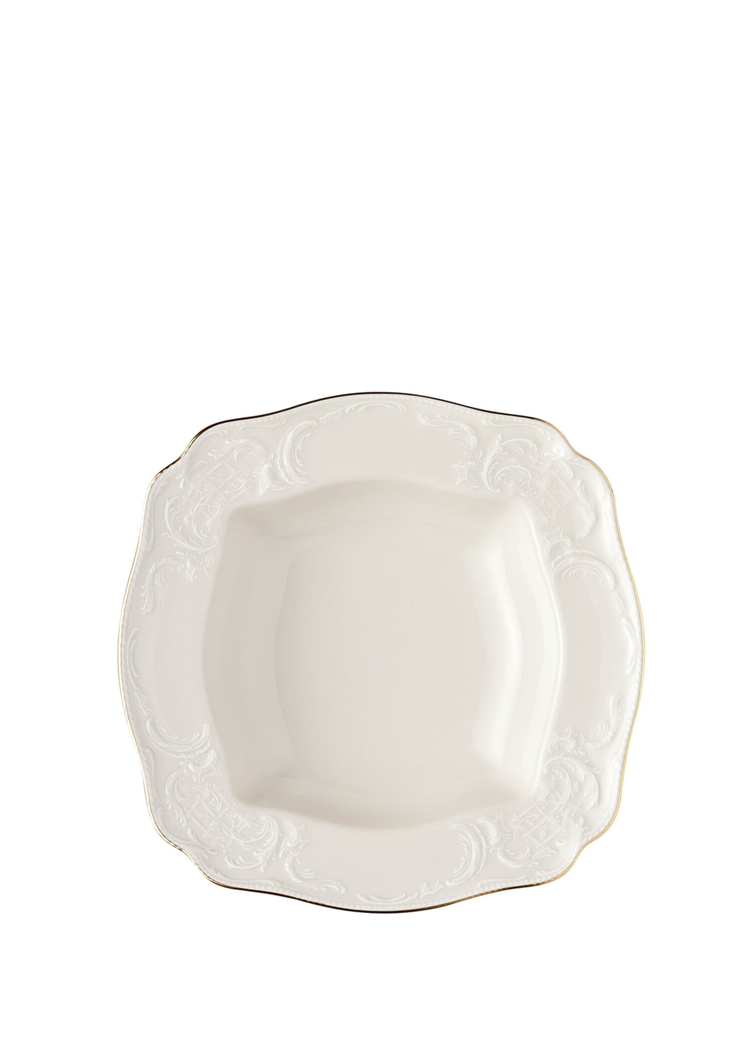 Sanssouci Elfenbein Gold Porselen Servis Kasesi 26 cm