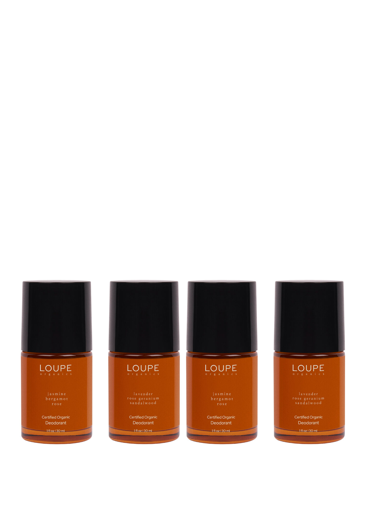 Mini Deo Organik Unisex 4'lü Roll On Seti 4 x 30 ml