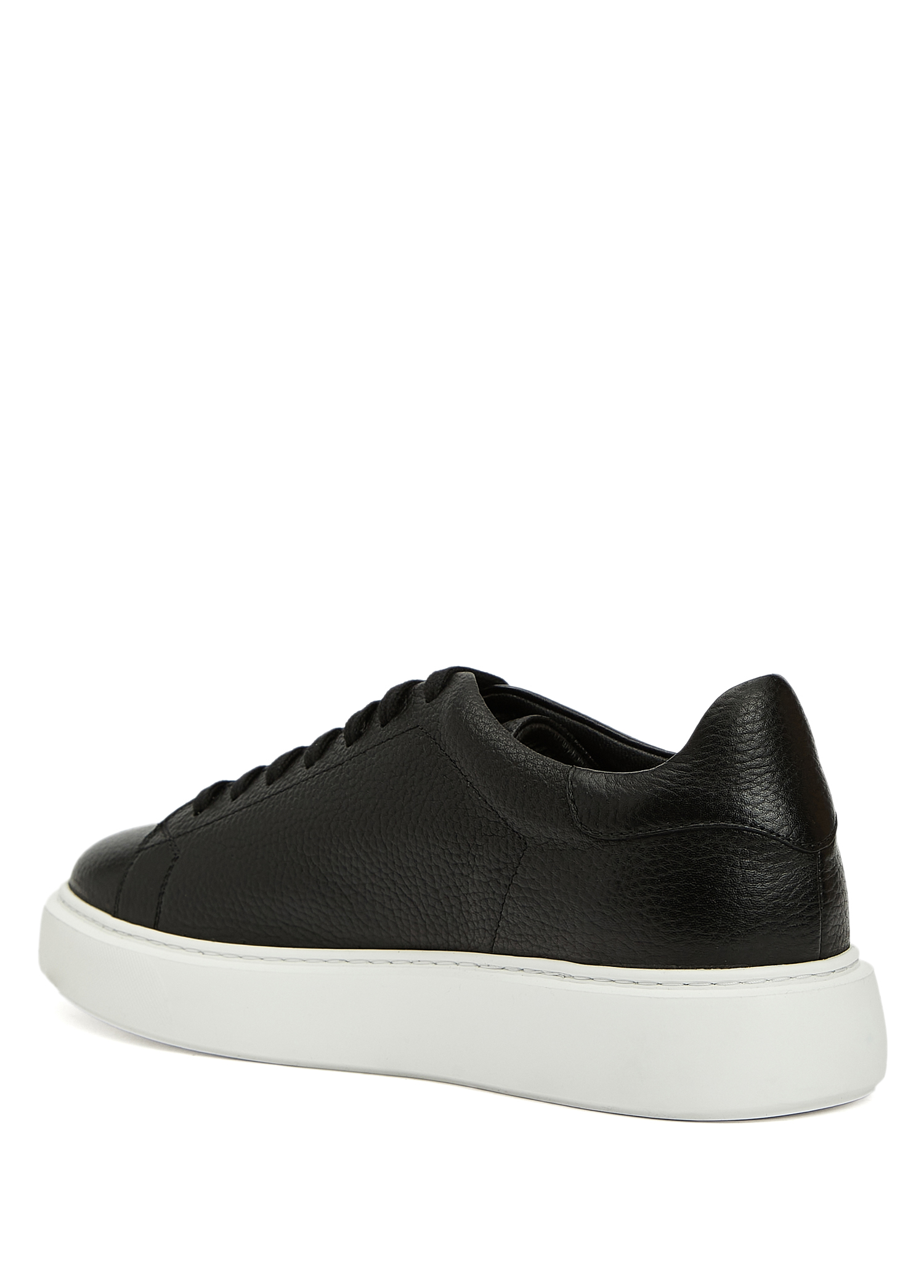 Siyah Erkek Deri Sneaker_2