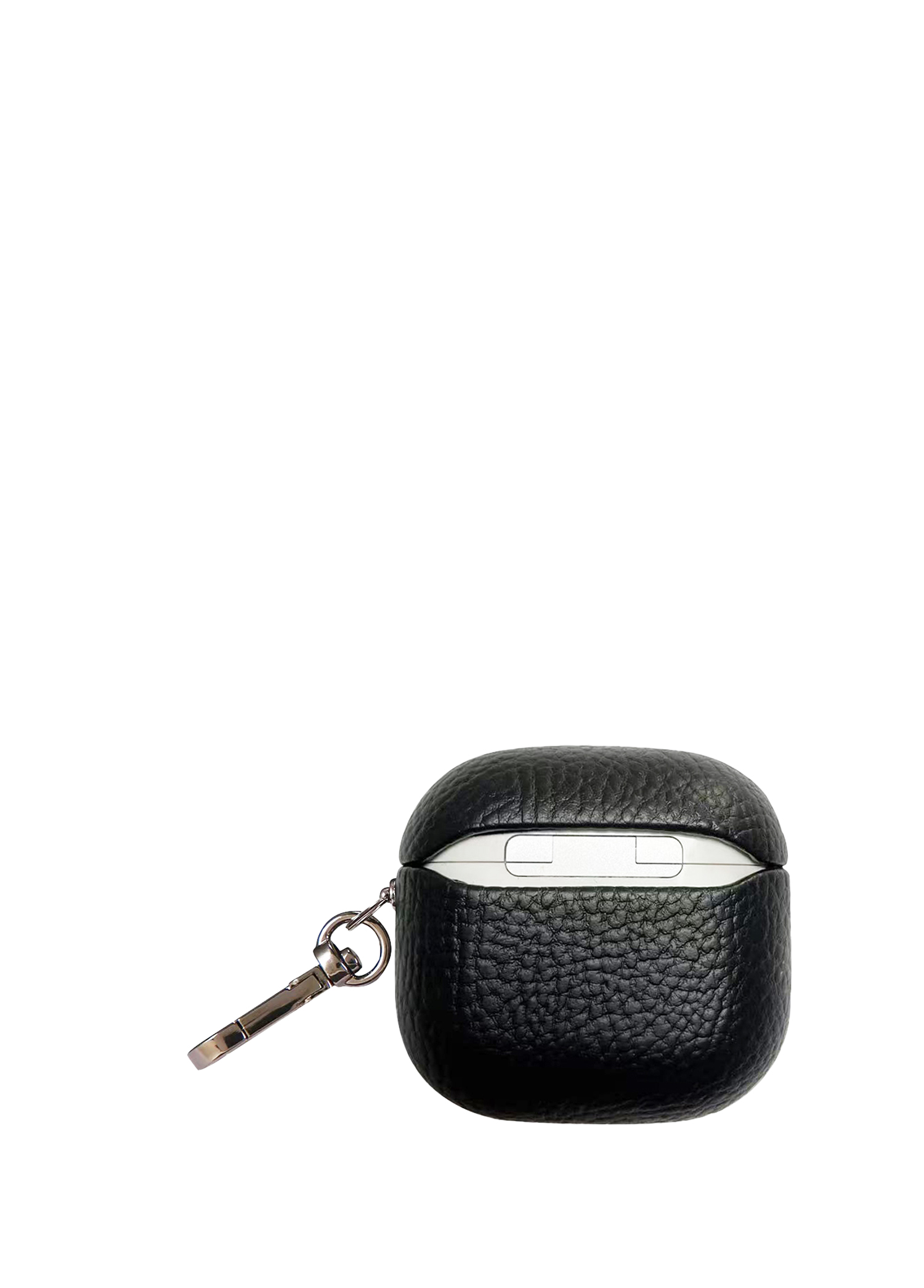 Piili - Airpods 4.Nesil Siyah Deri Kılıf - Siyah